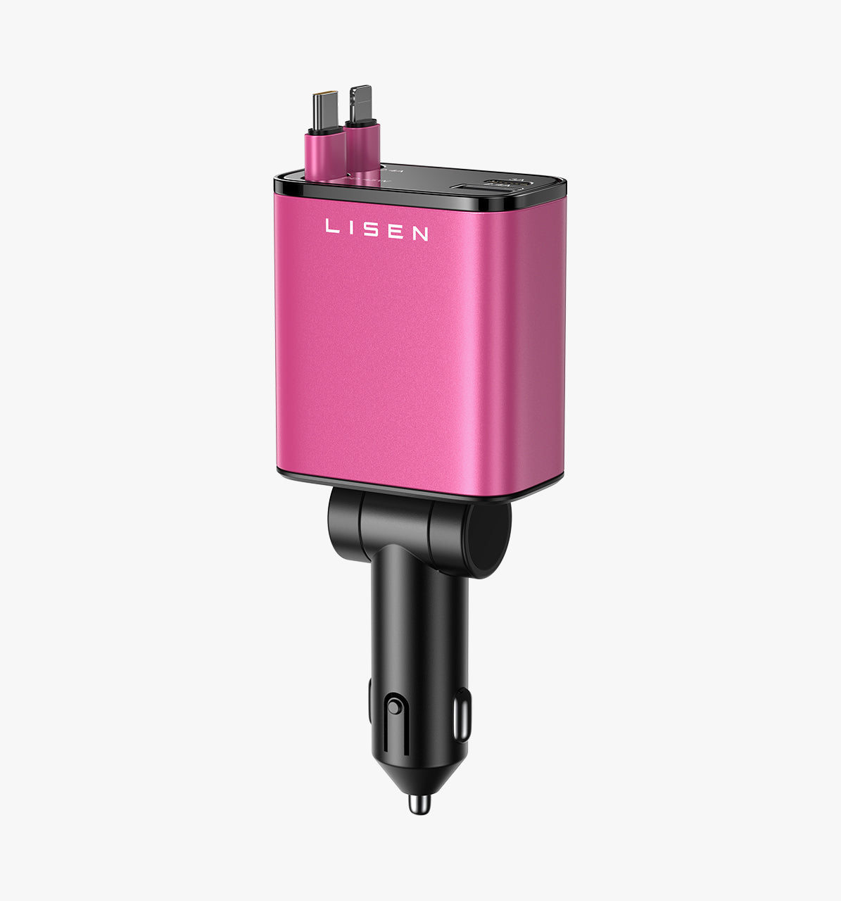 LISEN Retractable 84W Fast Car Charger