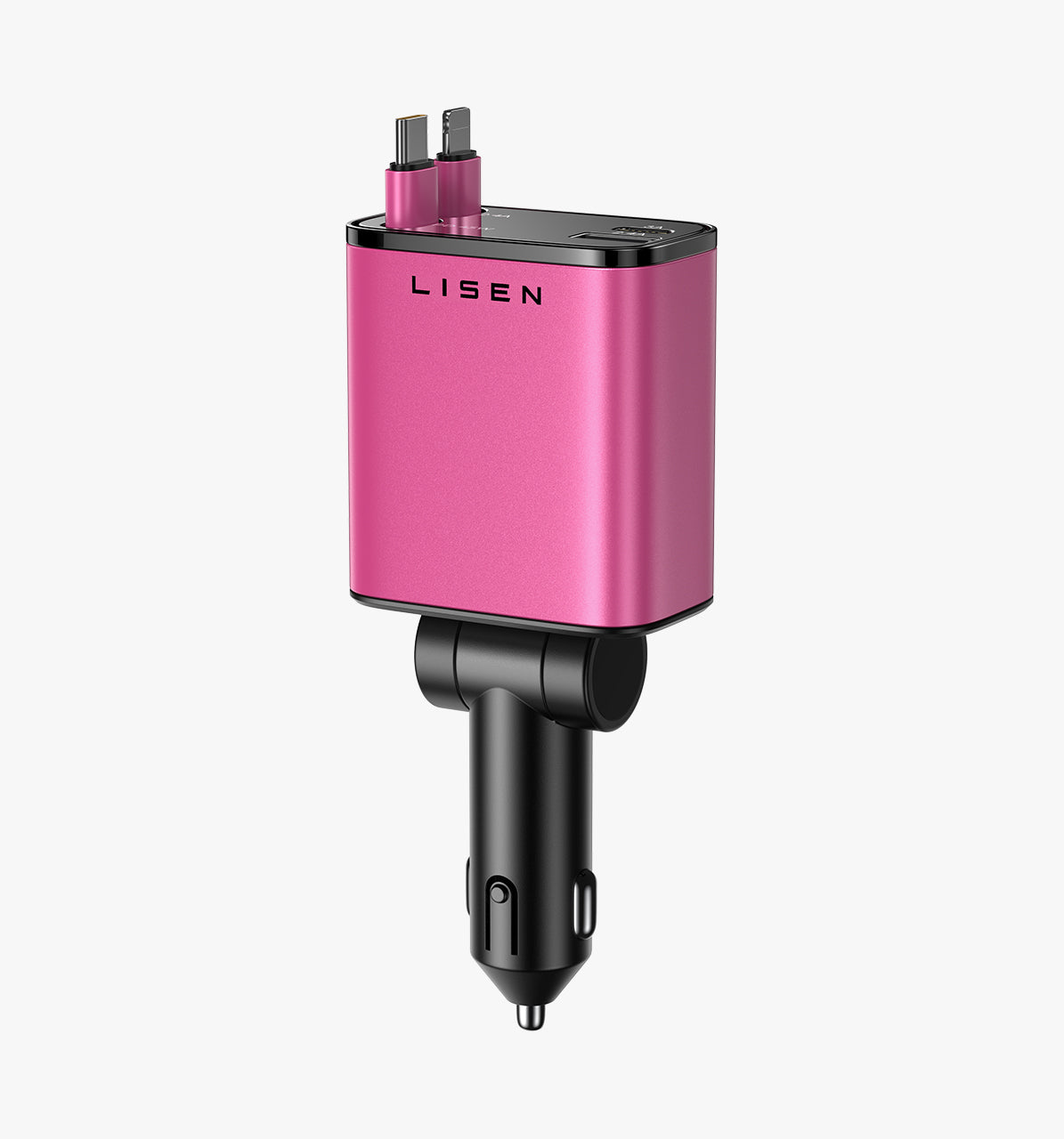 LISEN Retractable 84W Fast Car Charger