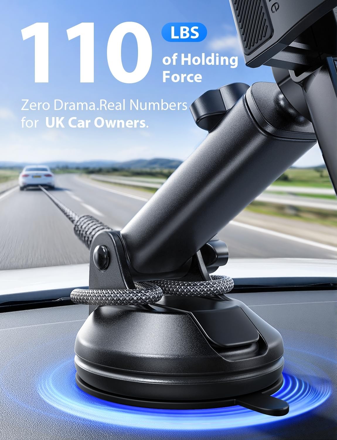 LISEN Car Phone Holder, Mobile Dashboard Car Phone Holder Air Vent