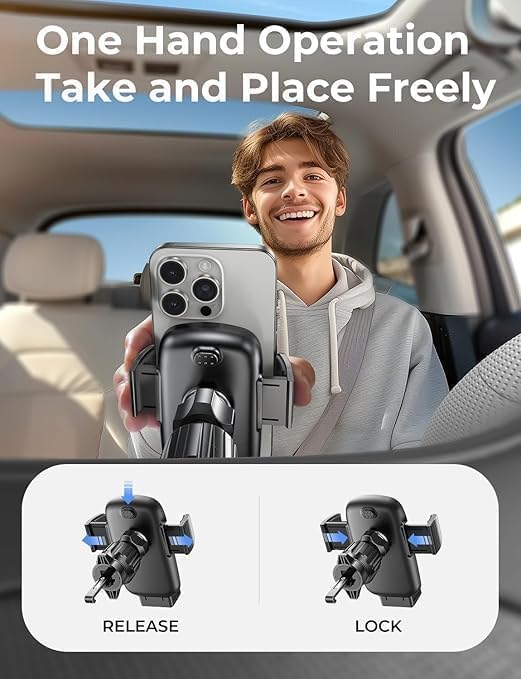 LISEN Car Phone Mount, Phone Holders for Your Car