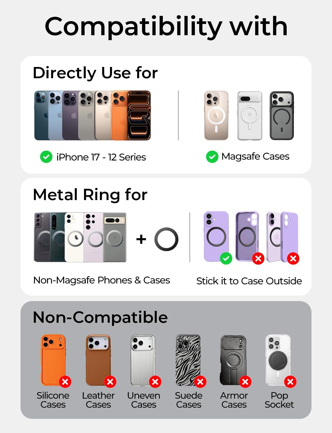 LISEN for iPhone 18 Pro Max Car Mount Holder Magnets Magnetic for MagSafe Car Mount Vent Dashboard Magnet Cell Phone Holder Mounts Car Accessories fit iPhone 18 Pro Max 17 16 15 14 13 12 Carbon Fiber