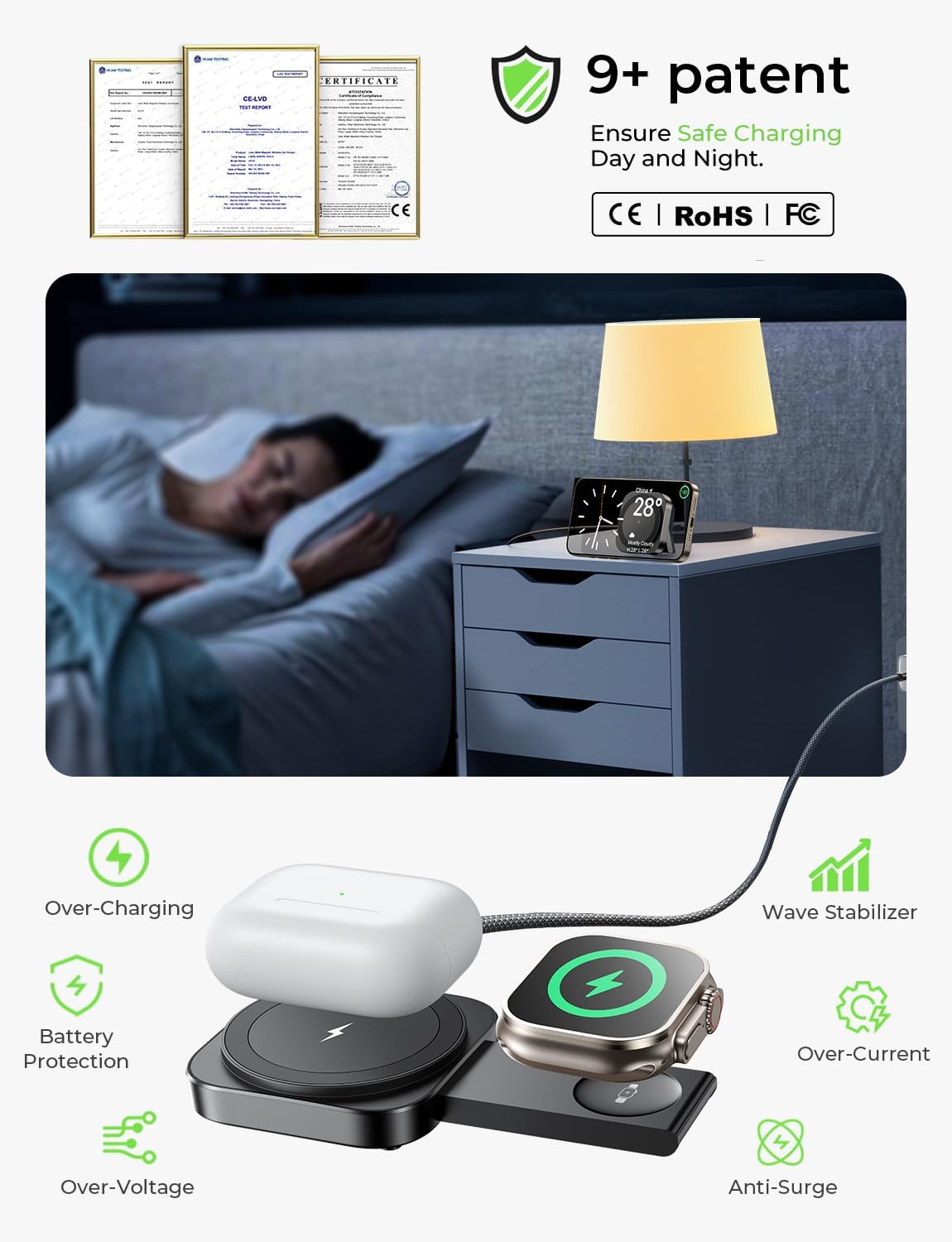 MagSafe 充電器スタンド用 LISEN