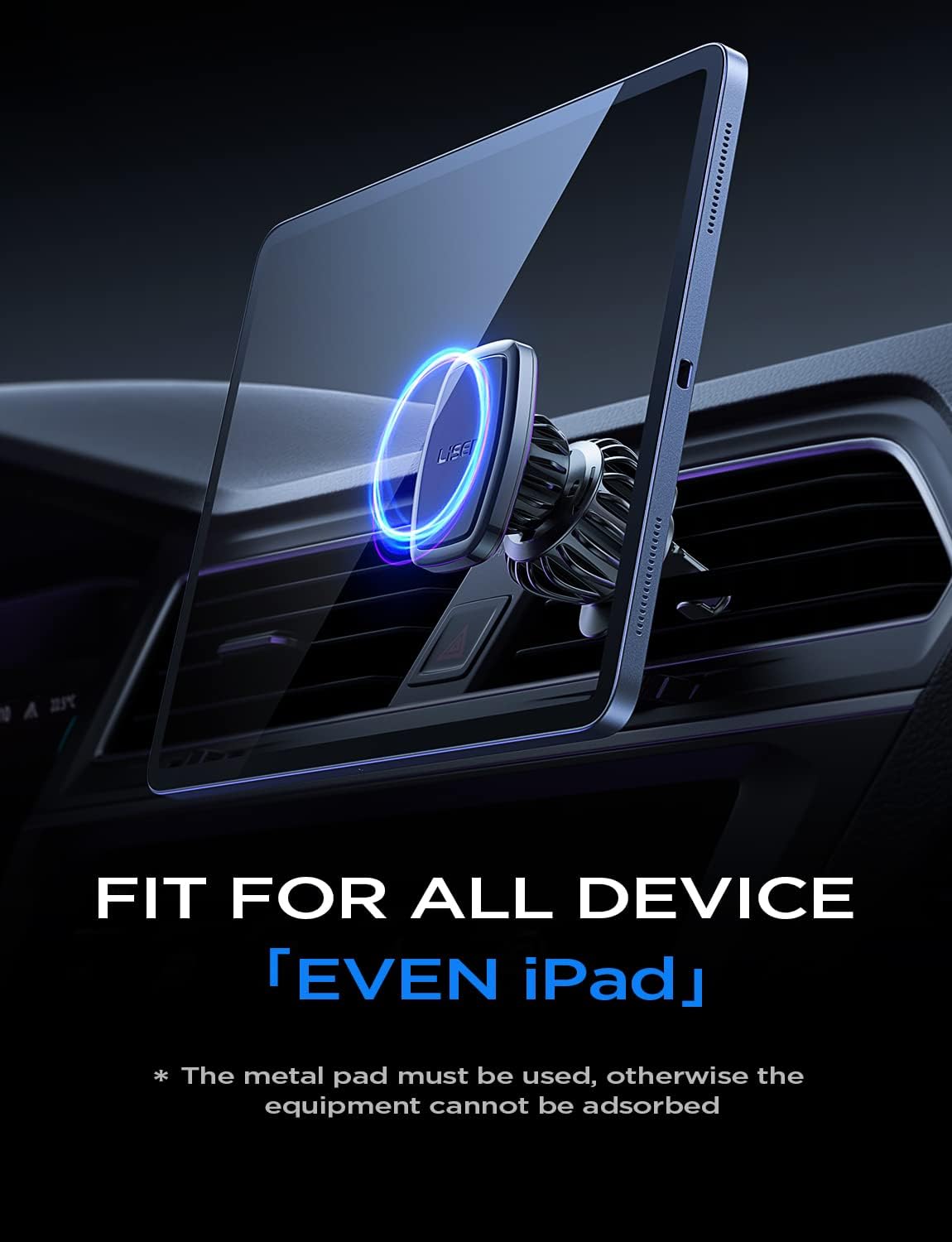 LISEN Magnetic Car Phone Holder for Air Vent