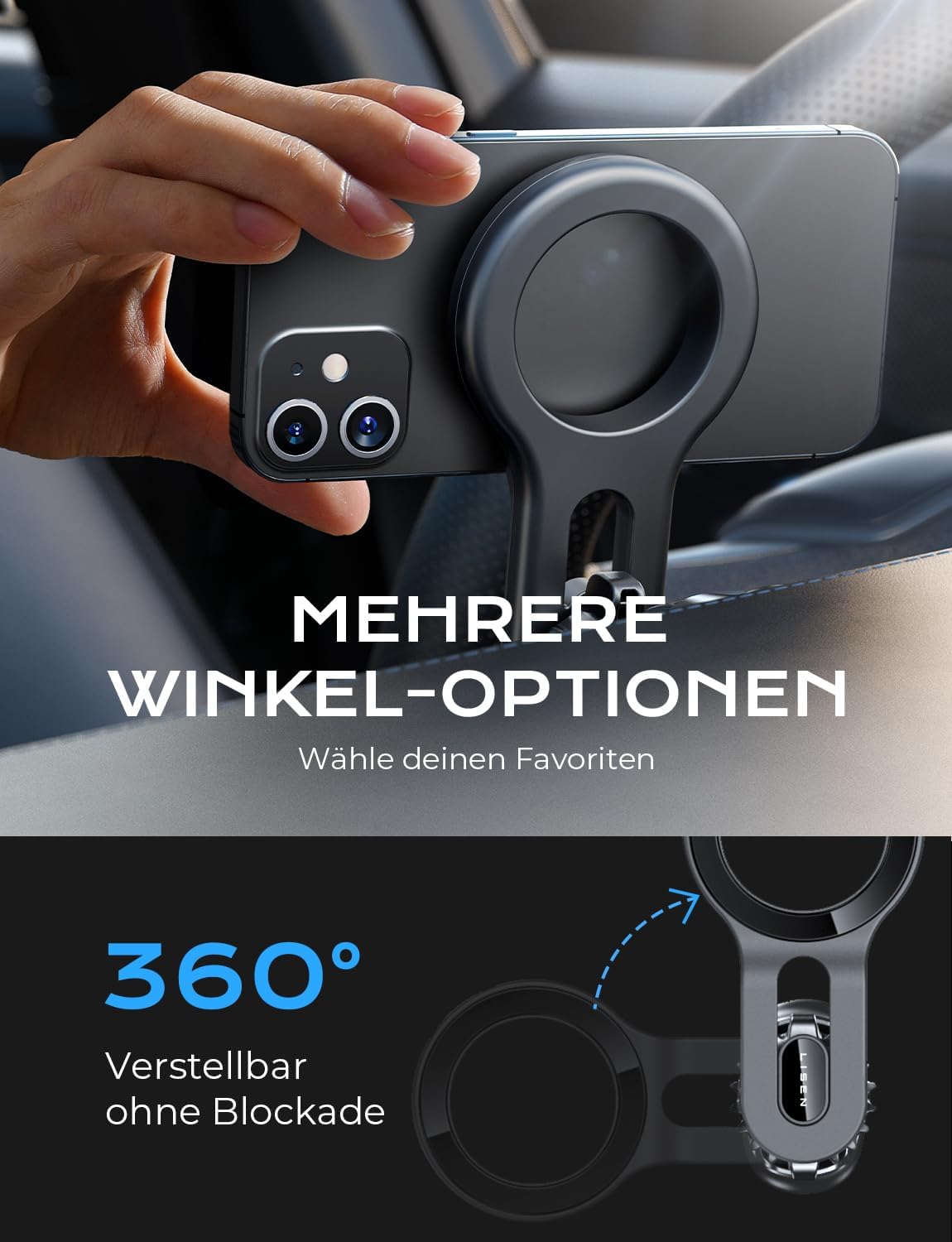 LISEN Magsafe Car Mount