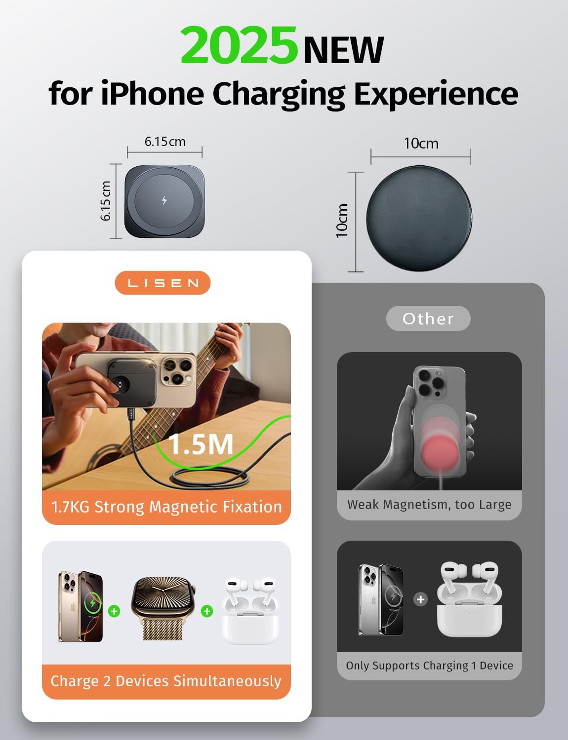 MagSafe 充電器スタンド用 LISEN