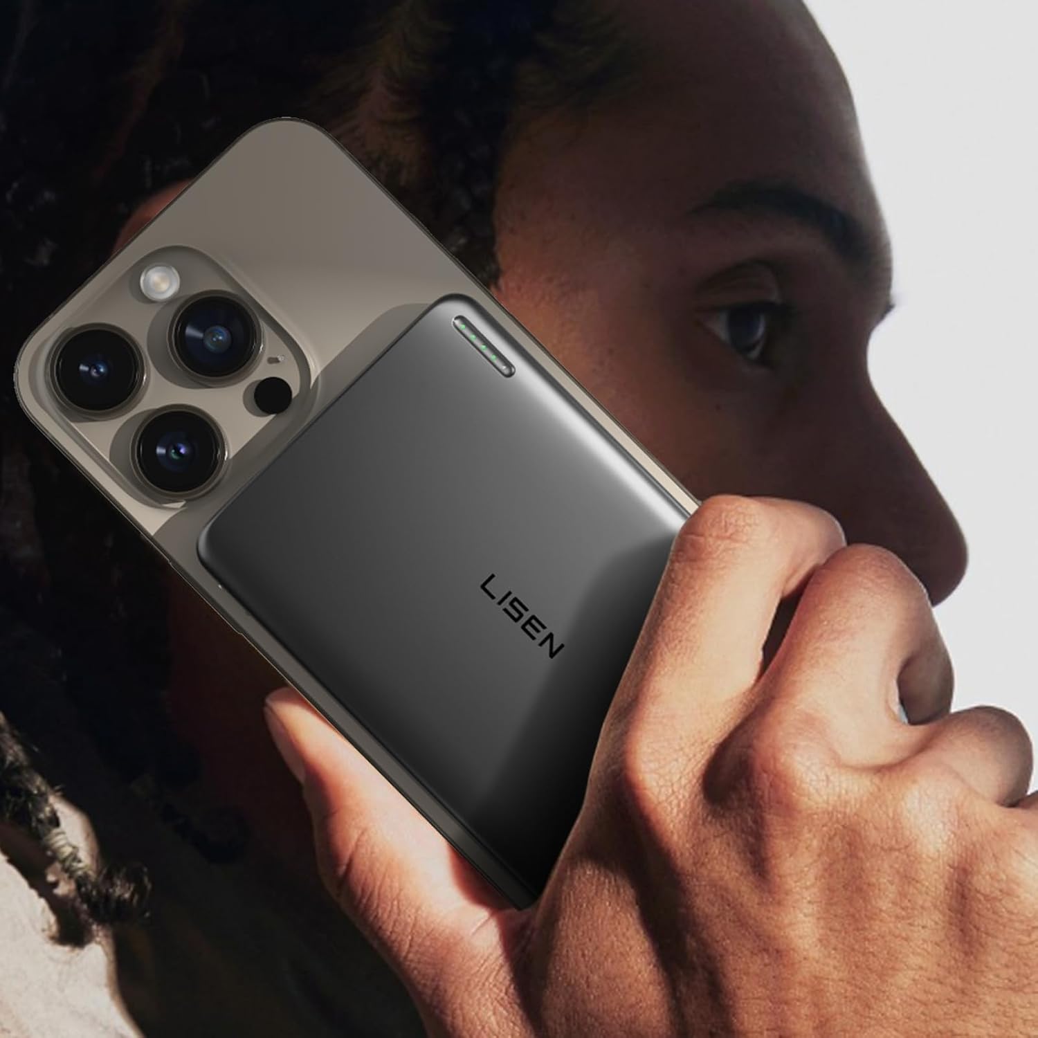 LISEN 15W スリム Magsafe パワーバンク