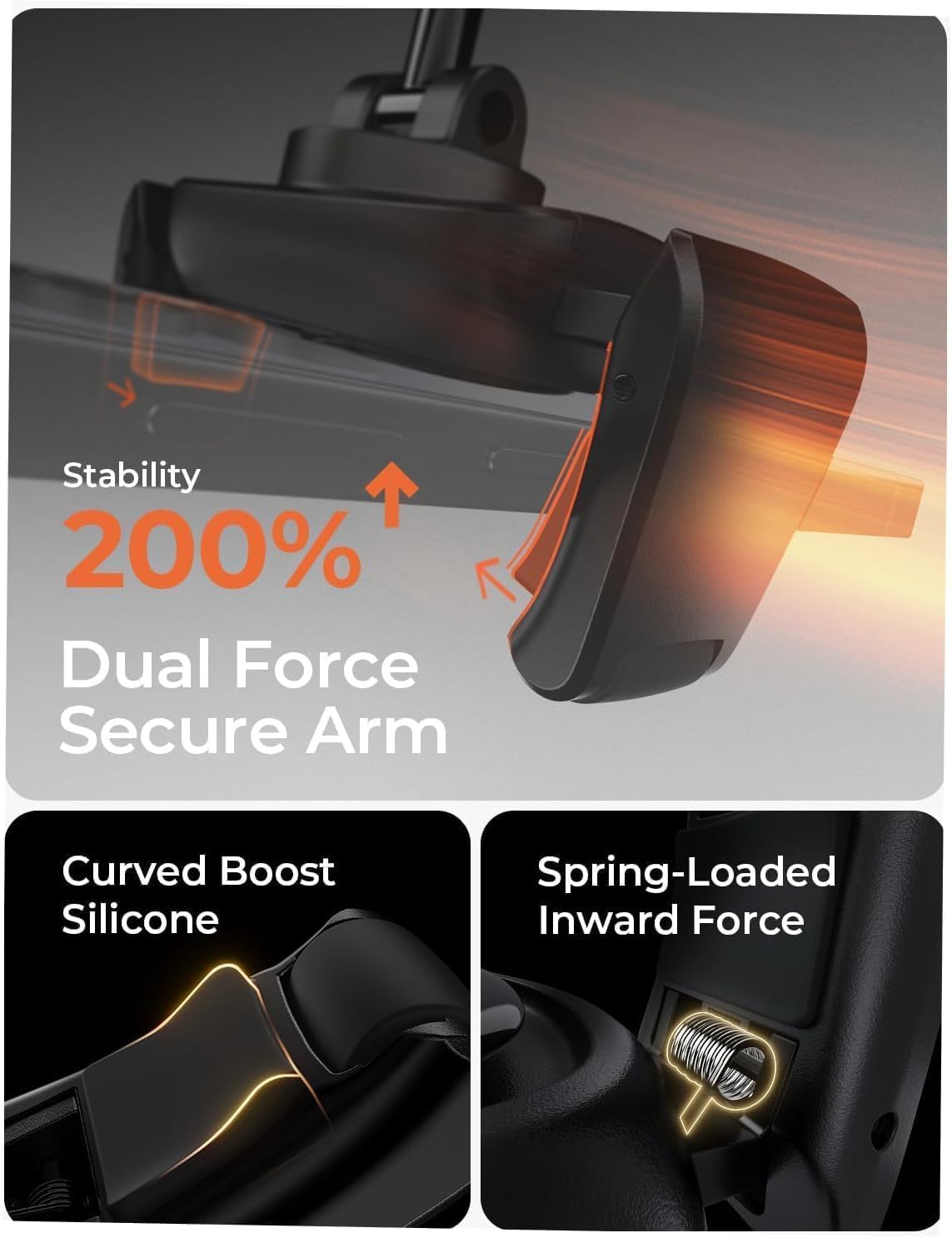 LISEN Auto-Adjust Suction Car Mount