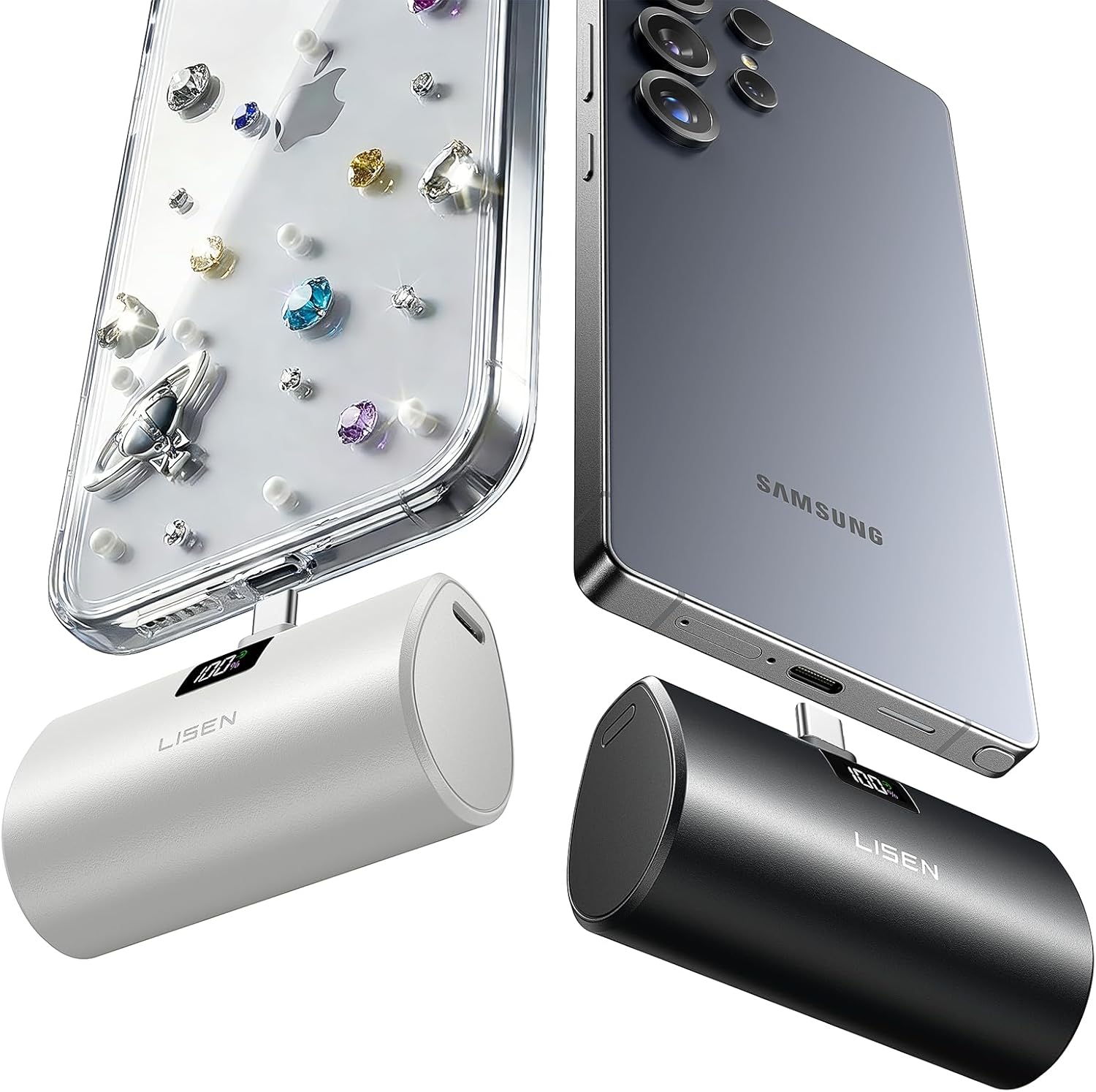 LISEN Kleine tragbare Powerbank mit 7000 mAh