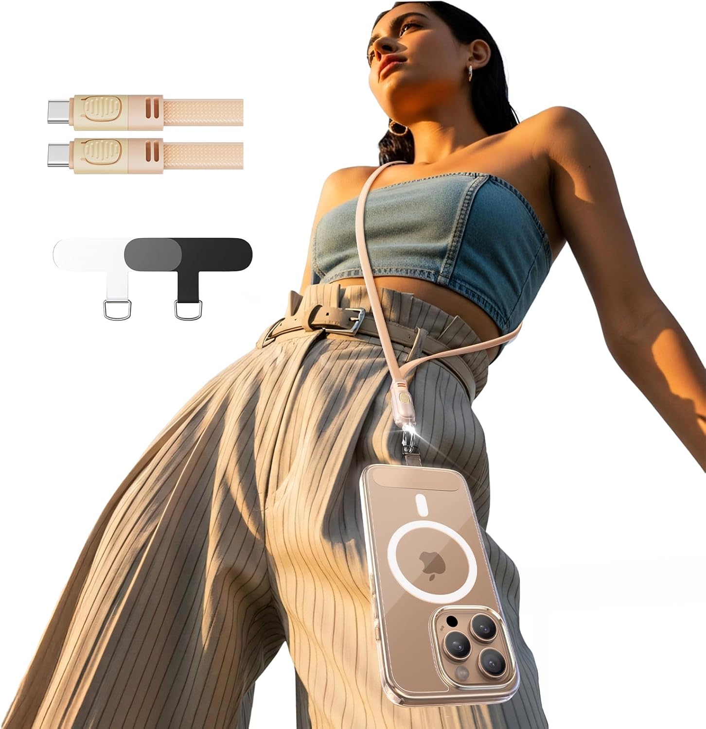 LISEN クロスボディ ストラップ ティーチャー