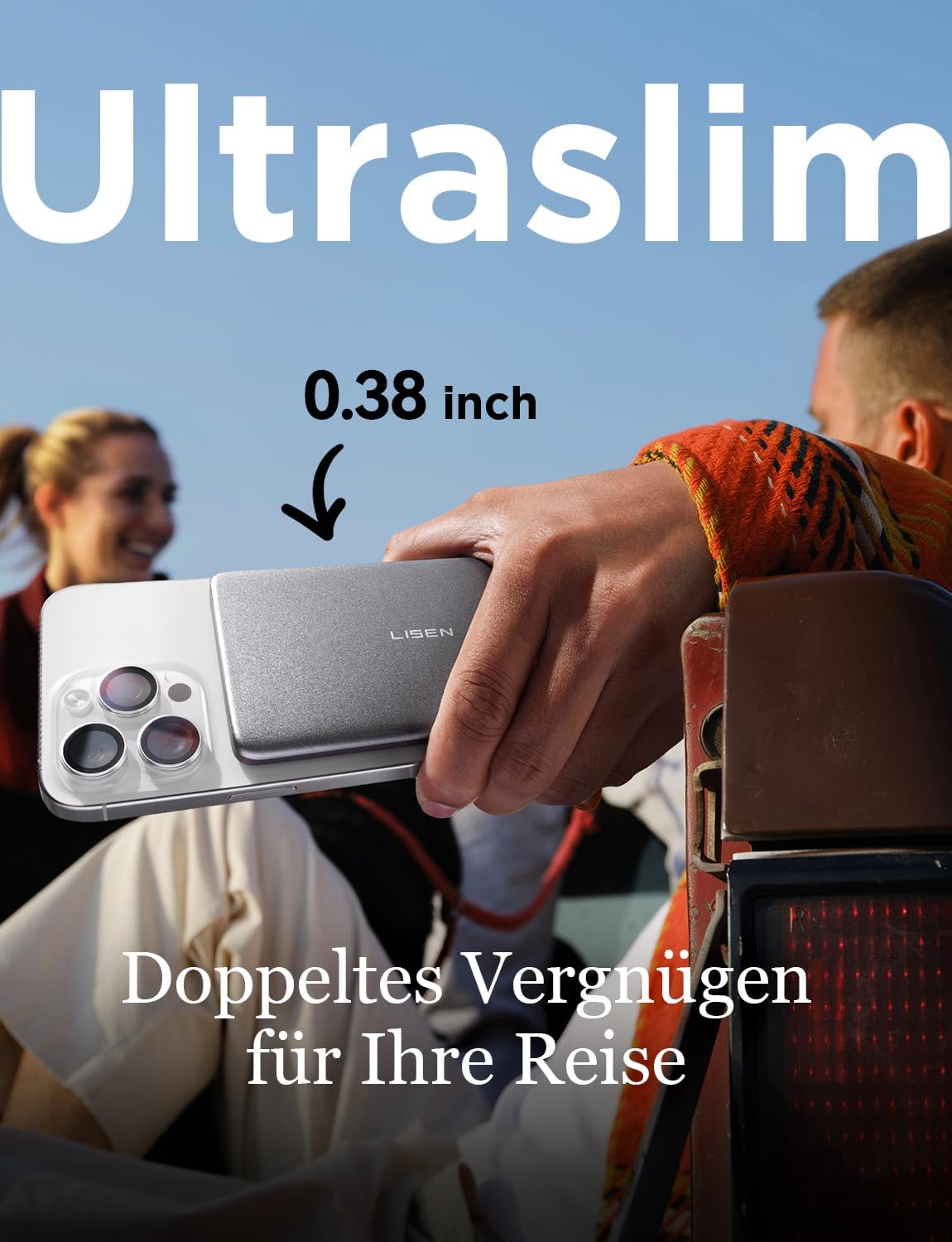 LISEN Powerbank MagSafe Slim Magnetic