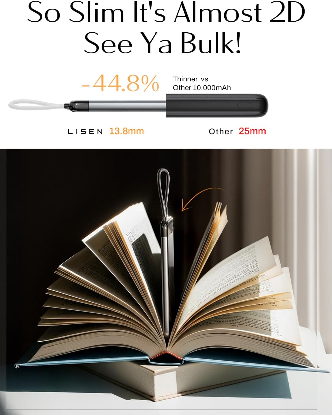 LISEN for iPhone 17 ポータブル充電器