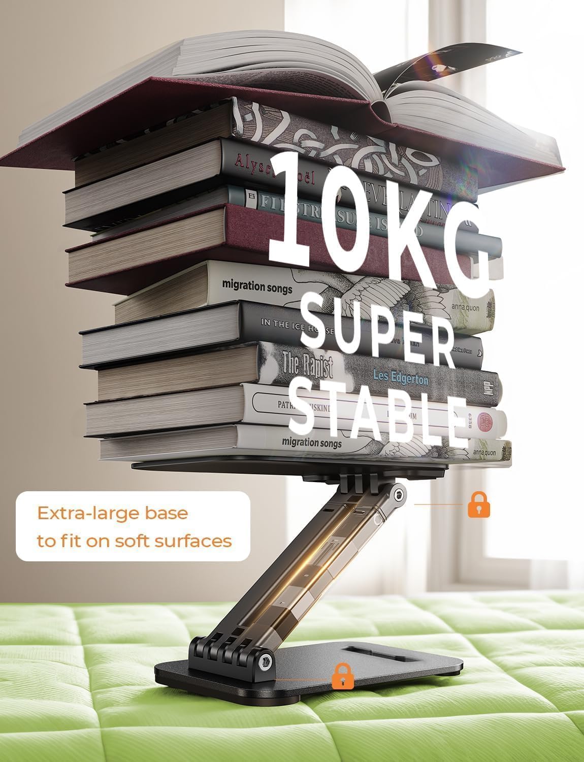 LISEN iPad-Ständer für den Schreibtisch, praktisches Homeoffice-Zubehör für Männer, Frauen und Kinder, tragbarer Monitorständer für iPad A16, Zubehör für den Schalter