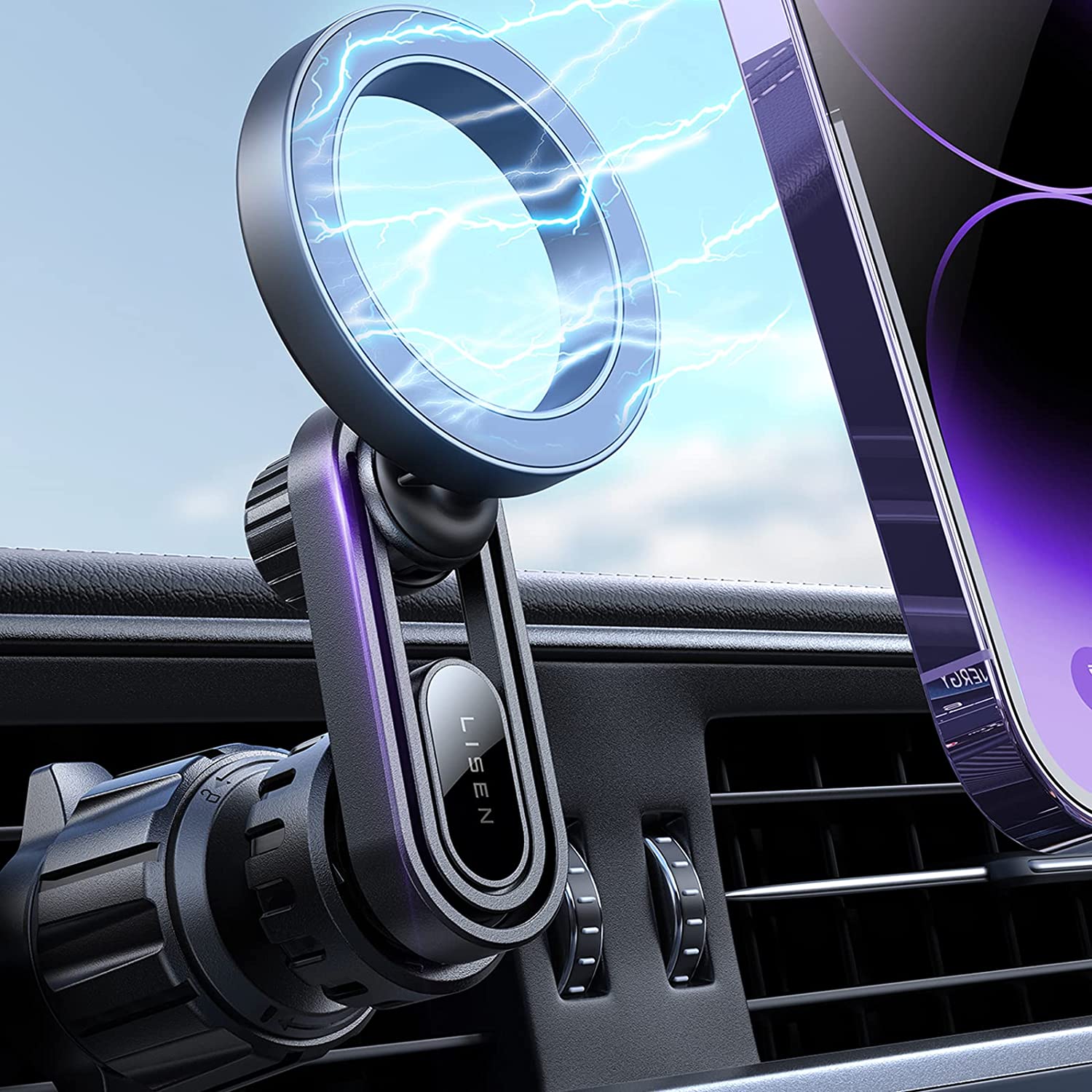 Lisen MagSafe iPhone用カーマウント