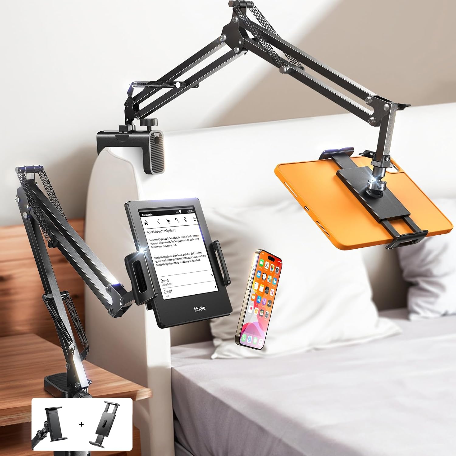 LISEN Tablet-Ständer iPad-Ständer für Schreibtisch & Bett