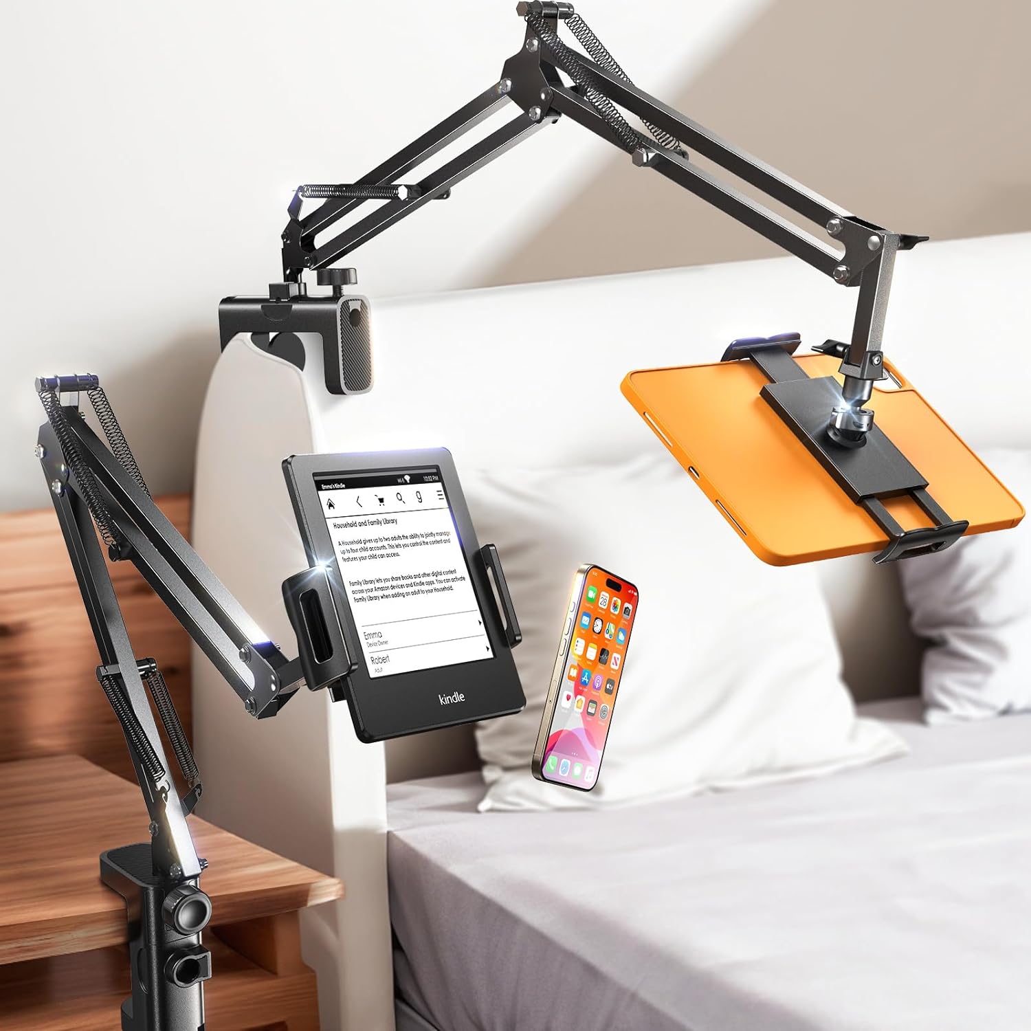 LISEN Tablet Stand iPad Stand for Desk & Bed