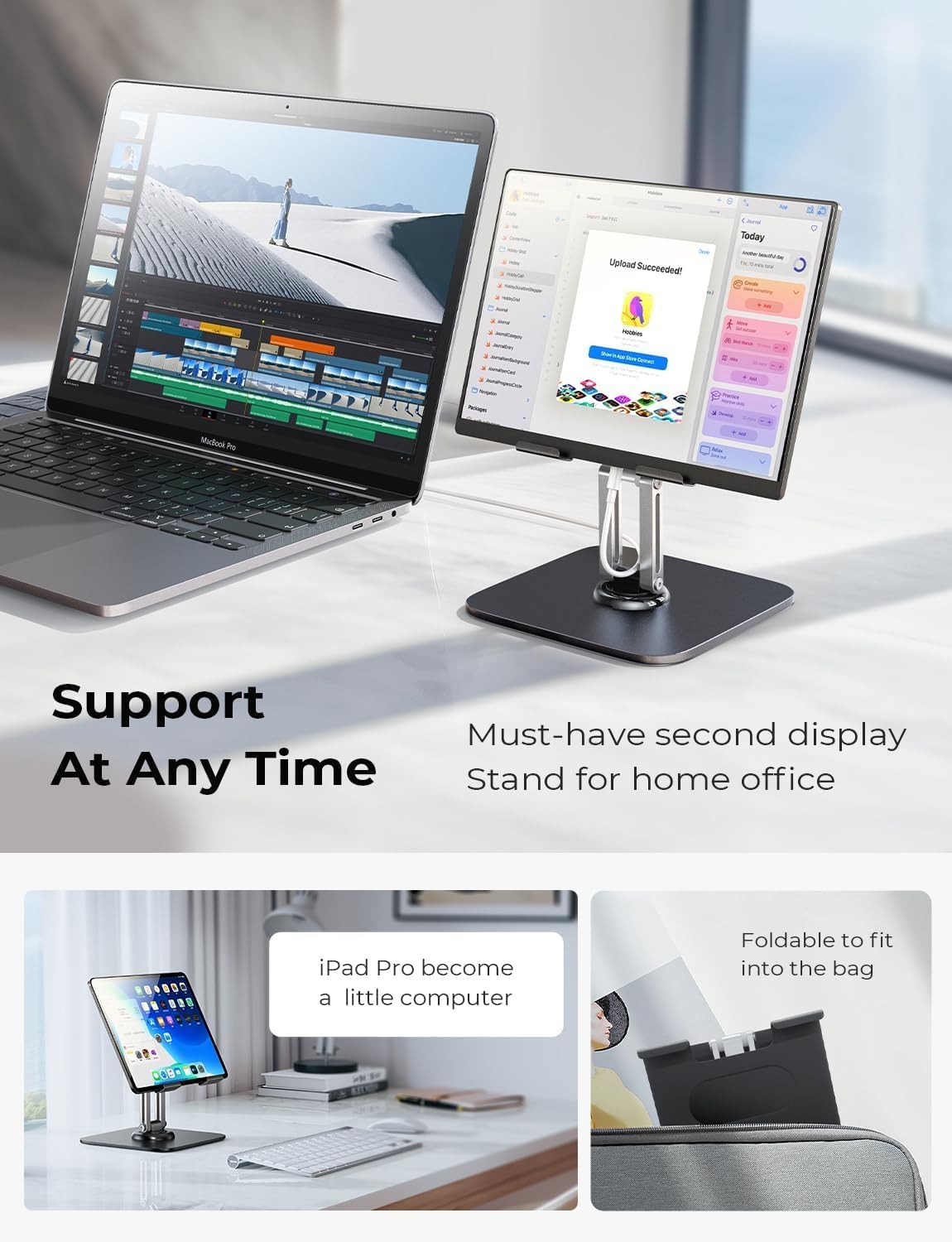 LISEN for iPad Stand Holder Adjustable Tablet