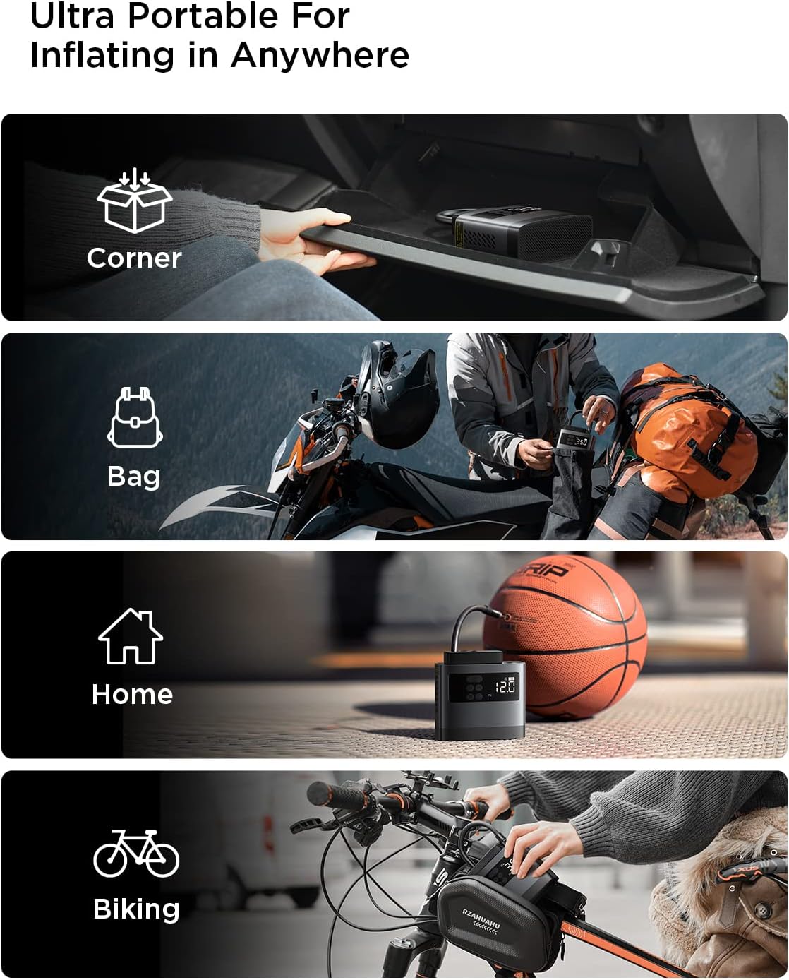 Lisen コードレスタイヤインフレーター