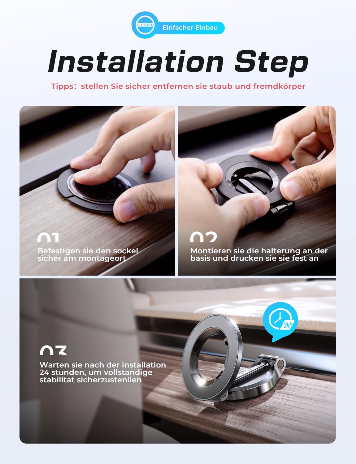 LISEN For Magsafe Car Mount