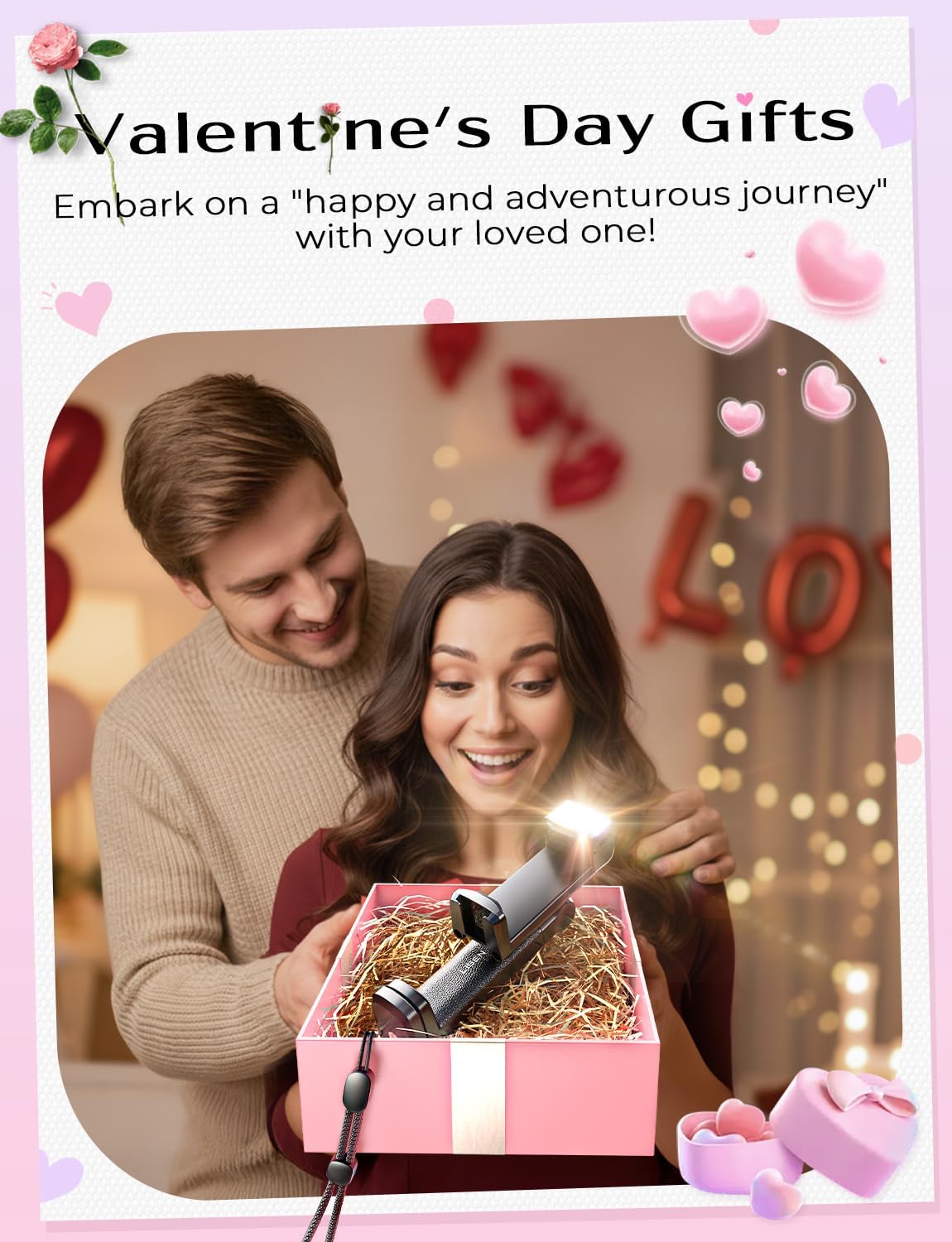 LISEN LED Travel Phone Holder Mount