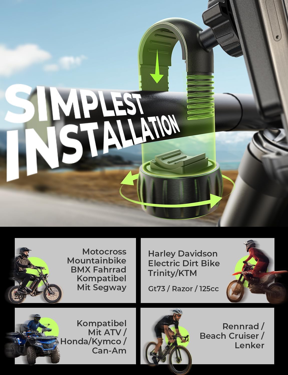 LISEN Bicycle Mobile Phone Holder