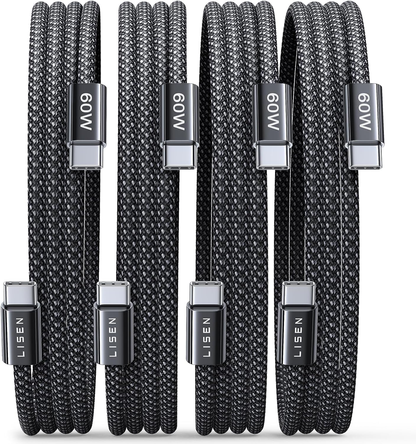 LISEN USB C to USB C Cable 60W