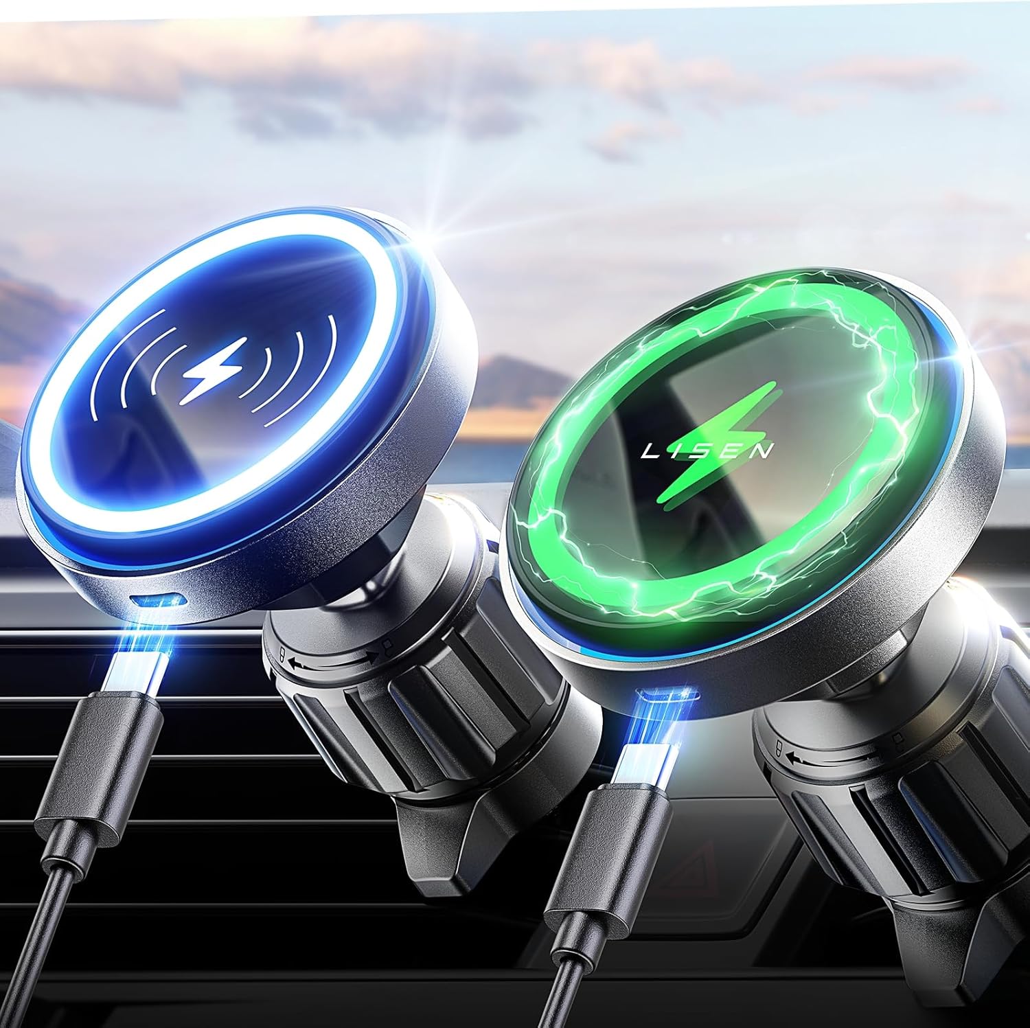 LISEN 15W for Magsafe Handyhalterung Auto mit Ladefunktion