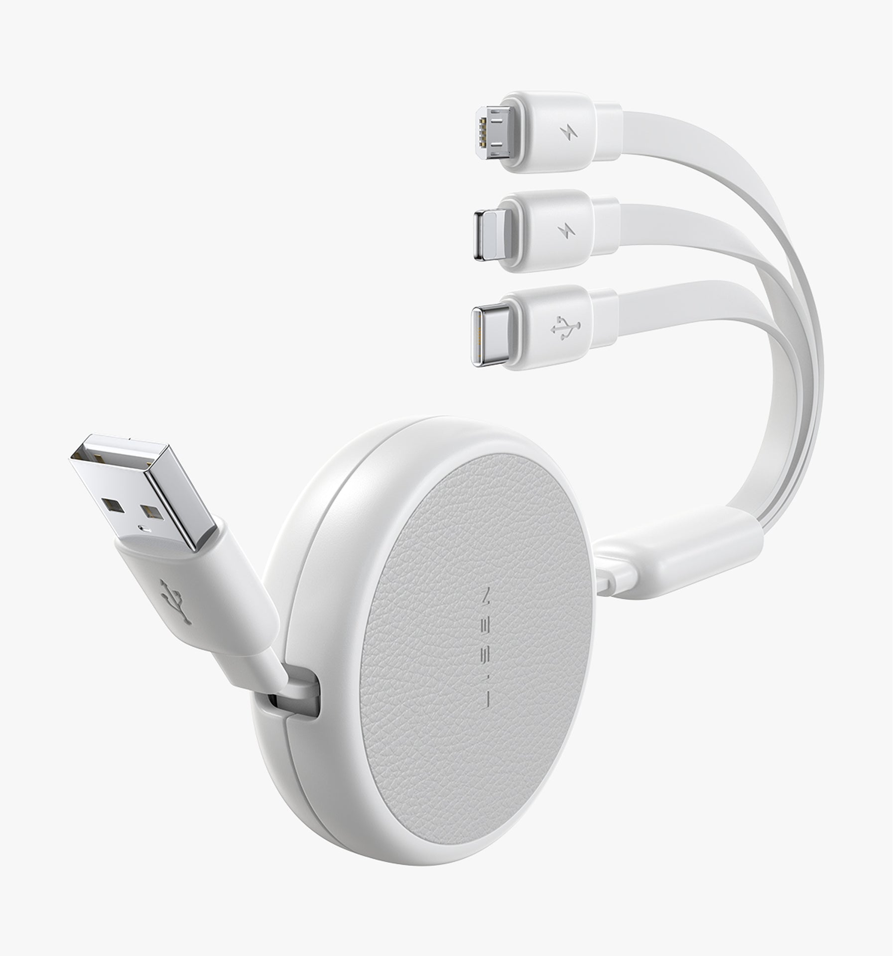 LISEN Multi 3 in 1 Retractable Charging Cable