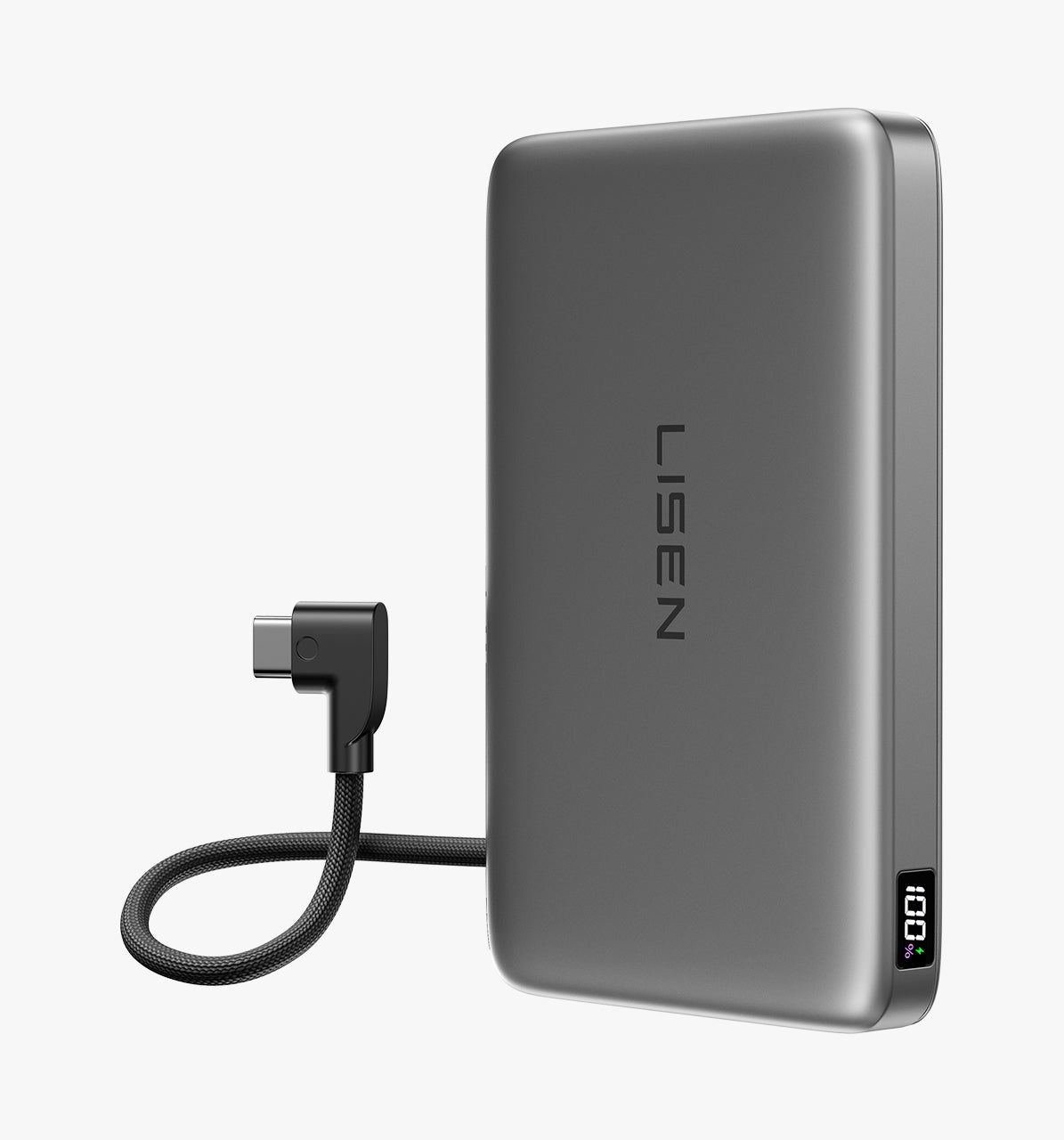 LISEN 0.5'' Ultra Slim MagSafe Power Bank 10000mAh