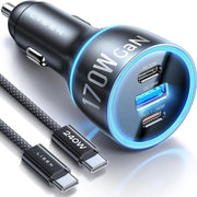 LISEN 170W Dual Port Fast Car Charger