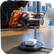 LISEN 3-in-1 Qi2.2 MagSafe Charging Stand with Cooling Fan