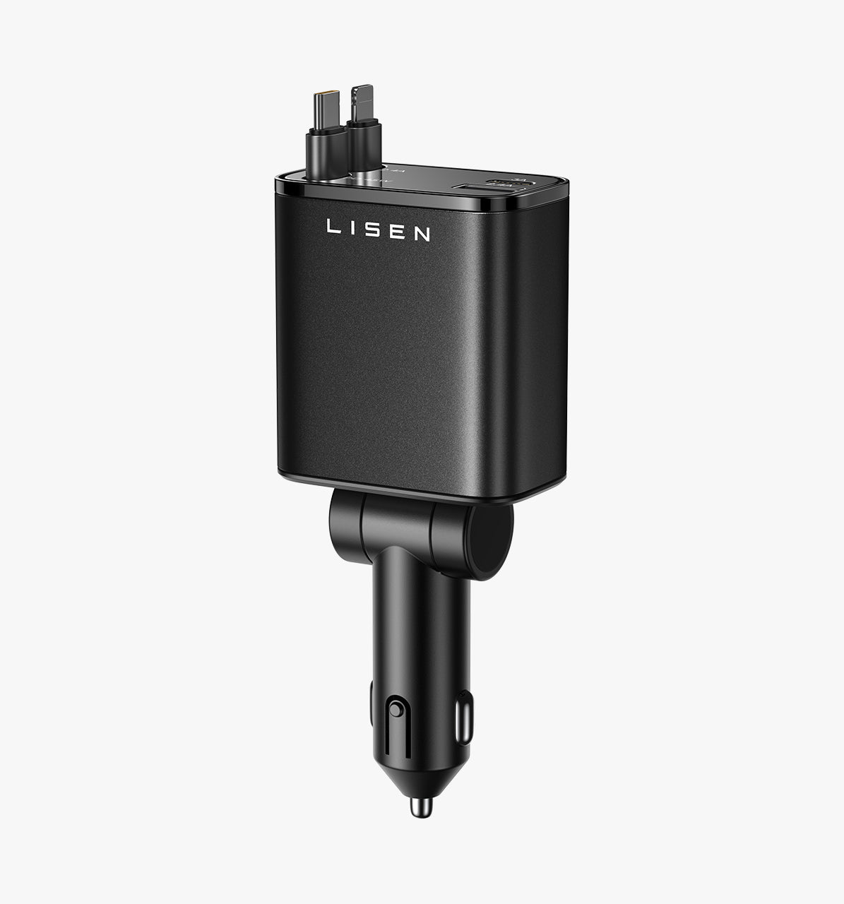 LISEN Retractable 84W Fast Car Charger