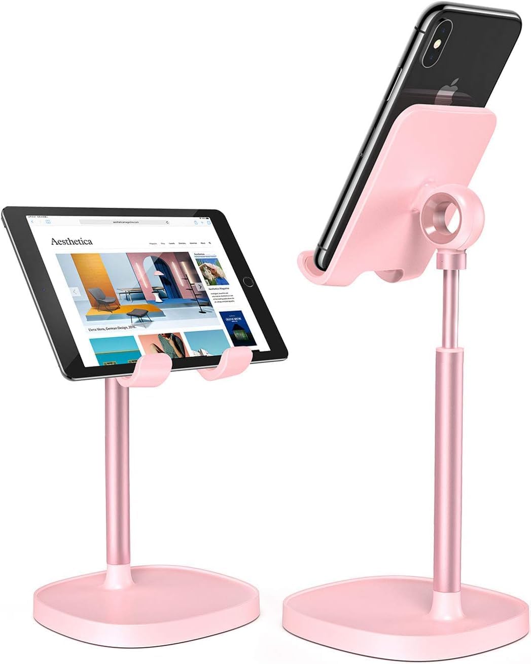 LISEN Cell Phone Stand Adjustable Phone Holer for Desk
