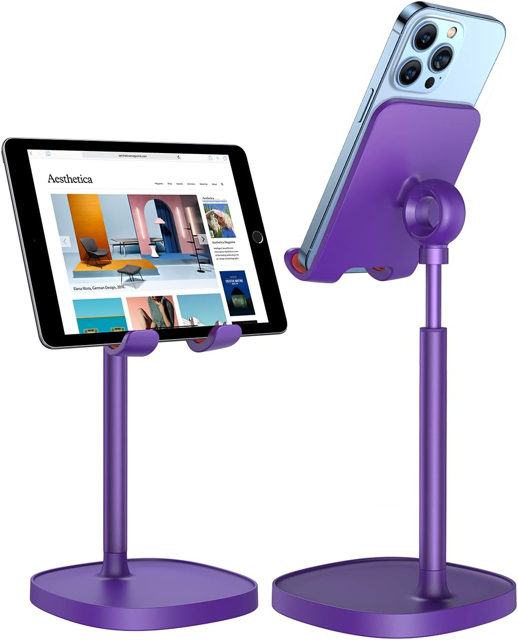 LISEN Cell Phone Stand Adjustable Phone Holer for Desk