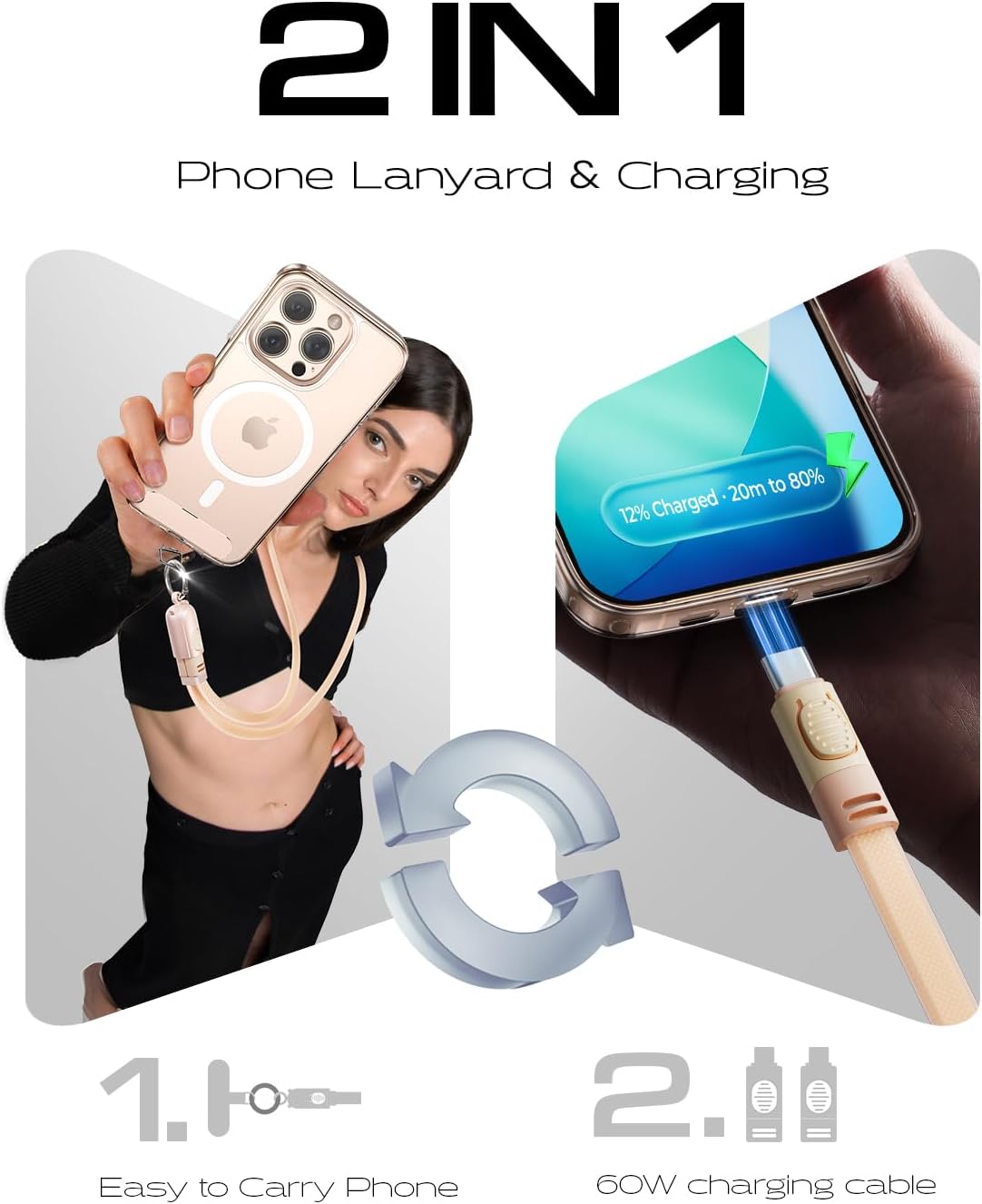 LISEN クロスボディ ストラップ ティーチャー