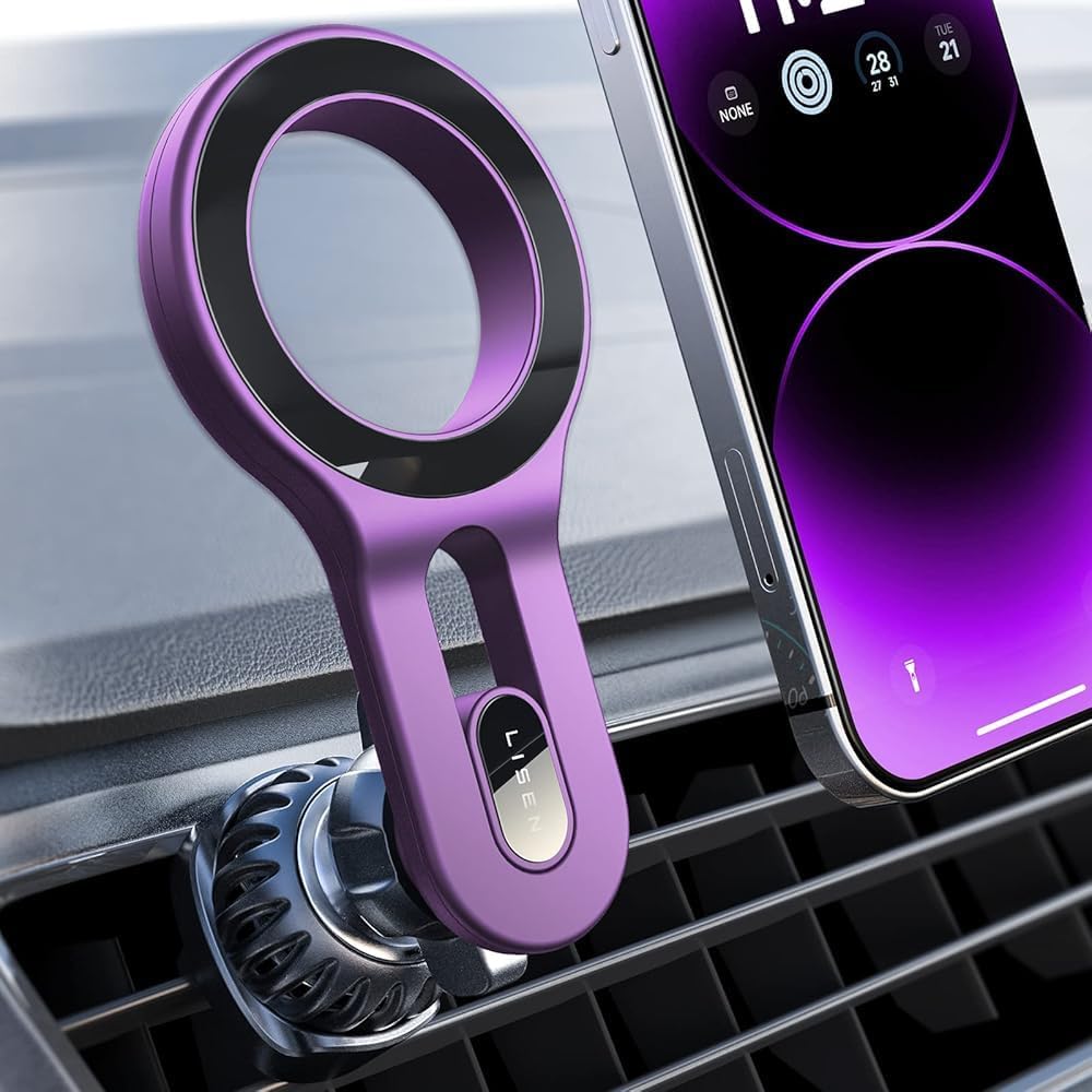 LISEN for MagSafe Car Mount for iPhone 18 Pro Max, Magnetic Phone Holder for Car Vent Phone Mount, Magnetic Car Phone Mount for, Air Vent Car Phone Holder Gifts for iPhone 18 Pro Max Car Holder 17 16