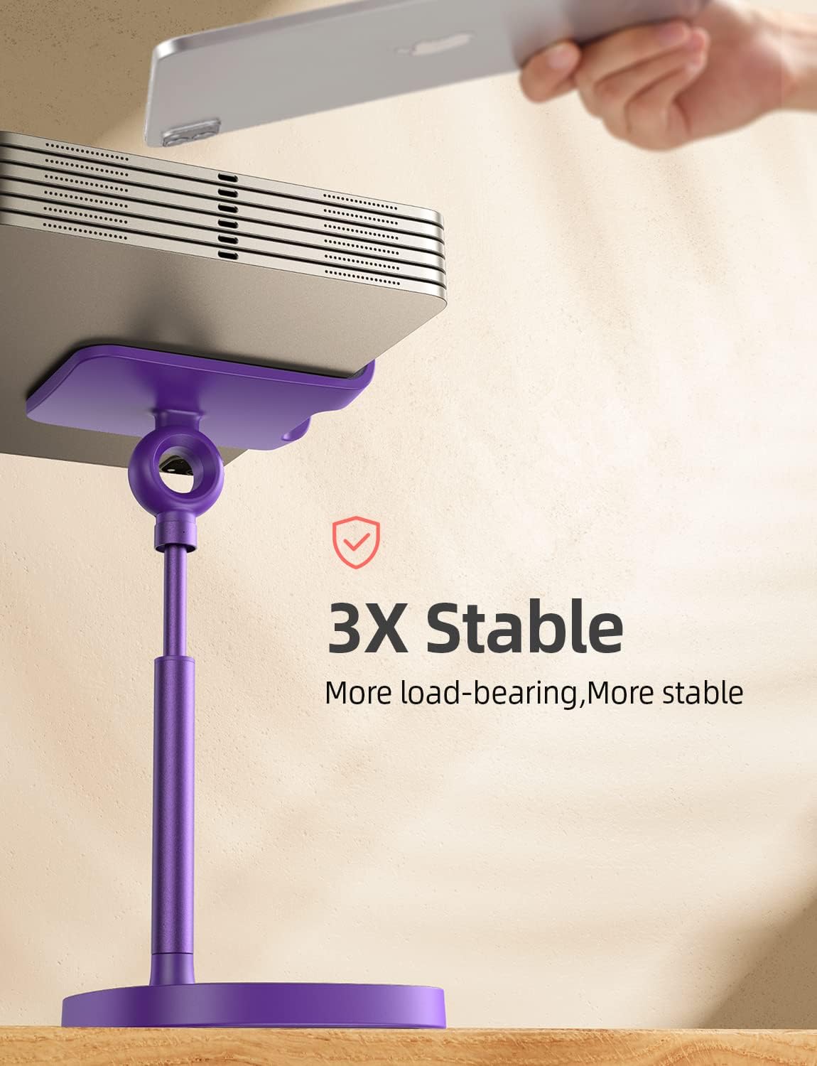 LISEN Cell Phone Stand Adjustable Phone Holer for Desk