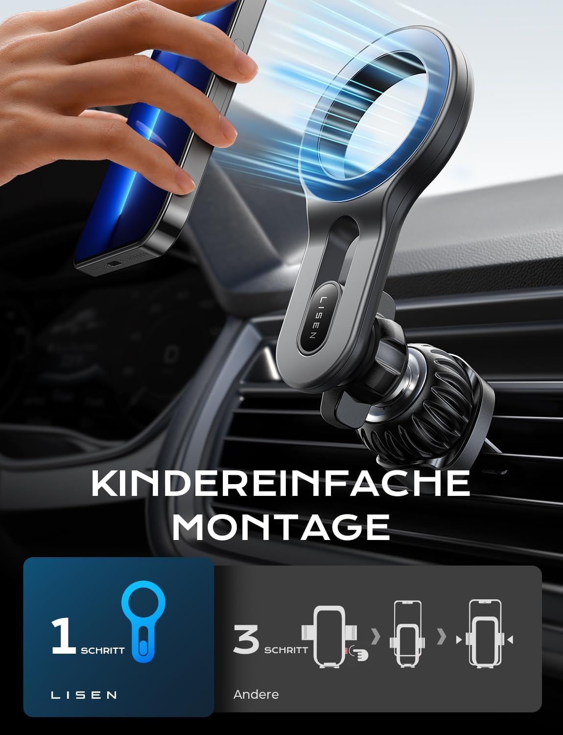 LISEN Magsafe Car Mount