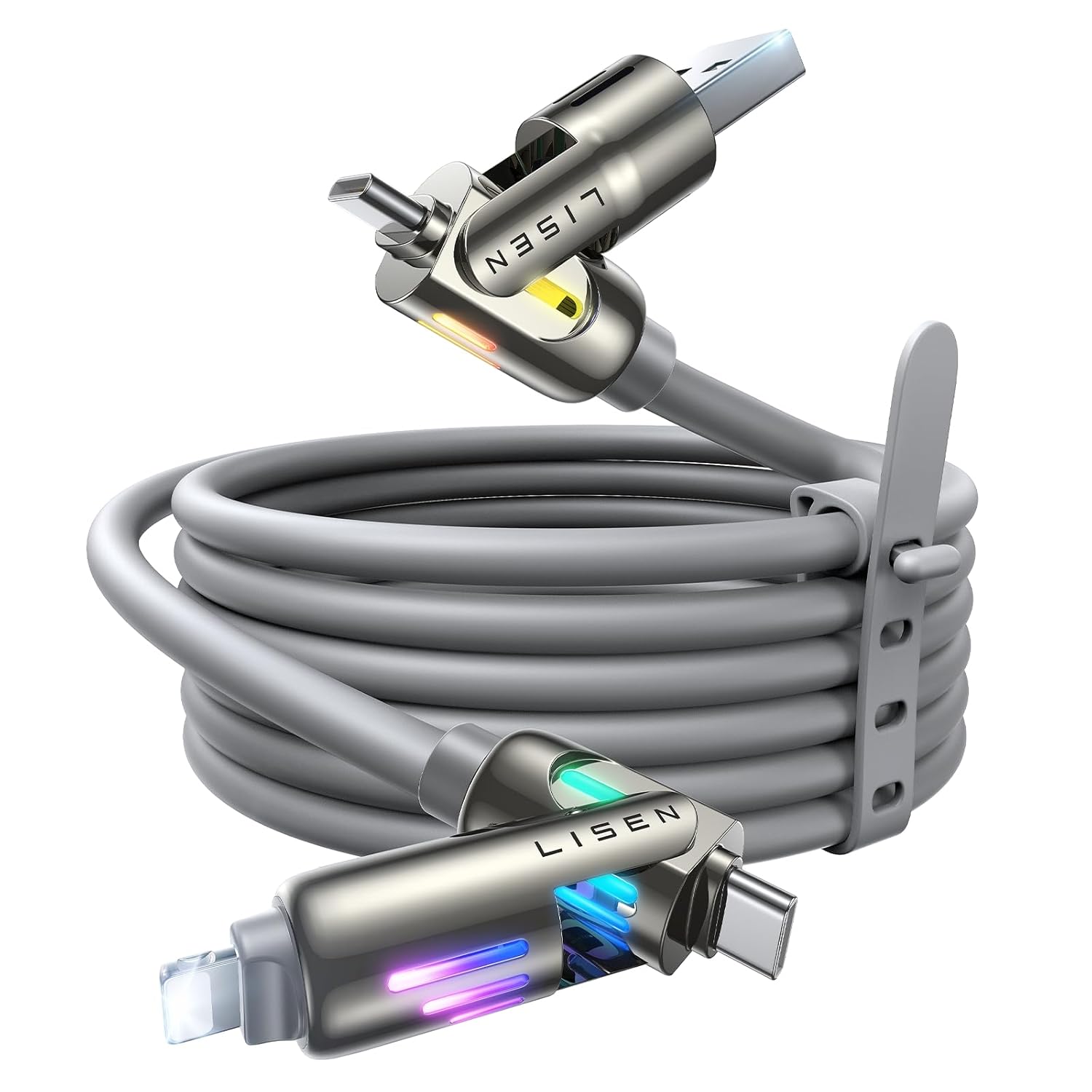 LISEN iPhone 17 240W 4-in-1 USB-C Kabel [6,6FT] 
