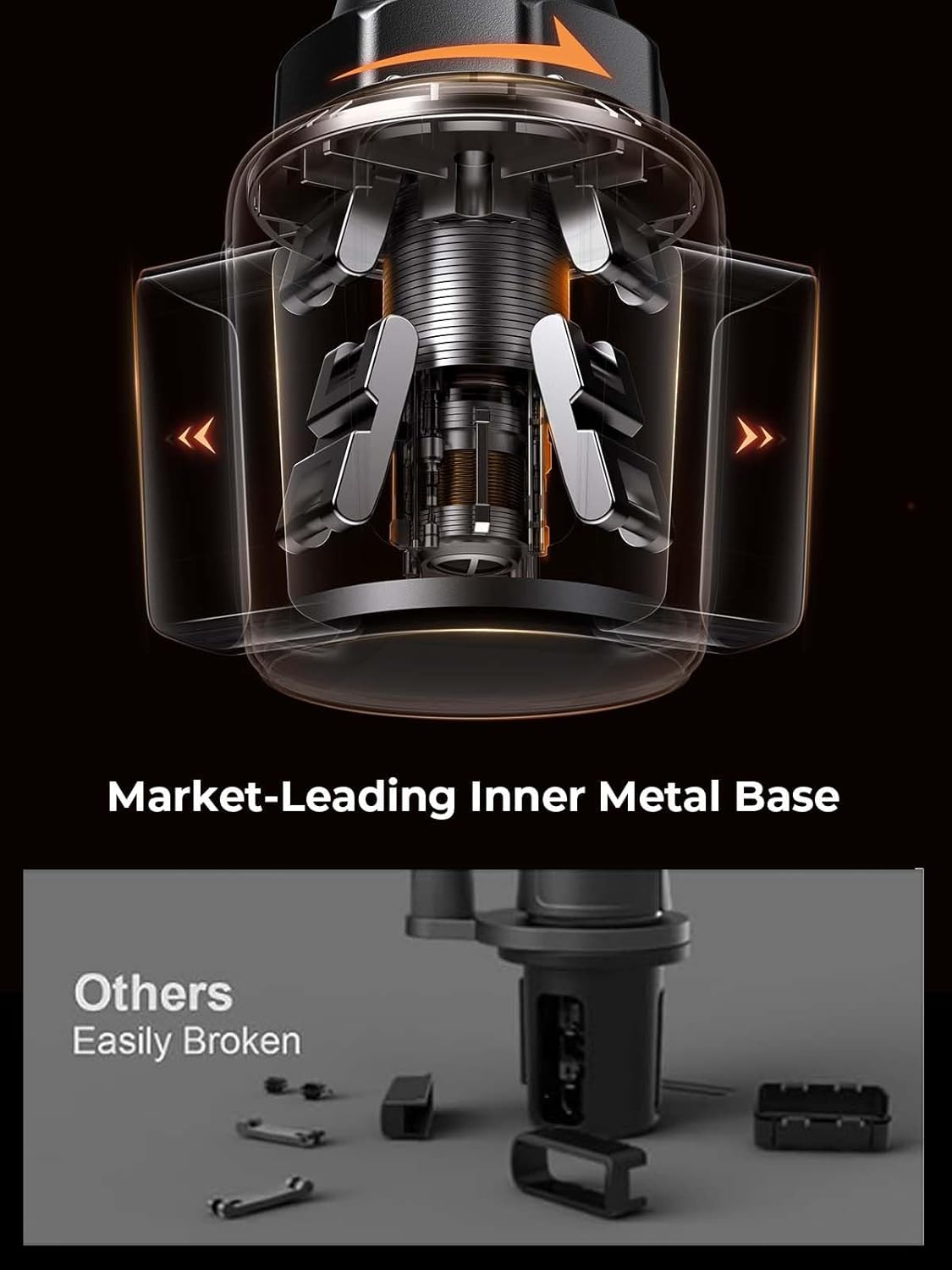 Lisen Getränkehalter-Handyhalterung fürs Auto