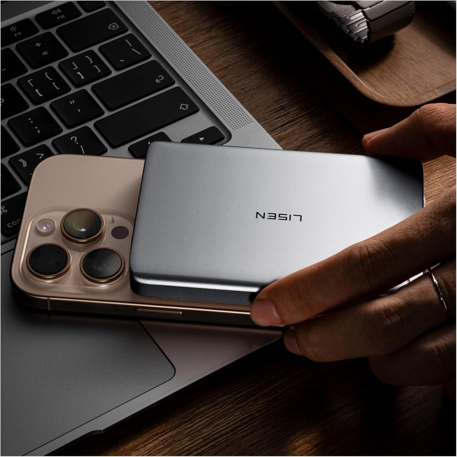 LISEN 0.5‘’ Ultra Slim MagSafe Portable Charger 10000mAh