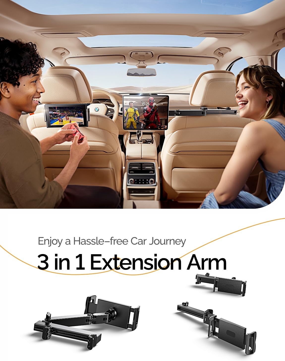 LISEN for iPad 車載タブレットホルダー