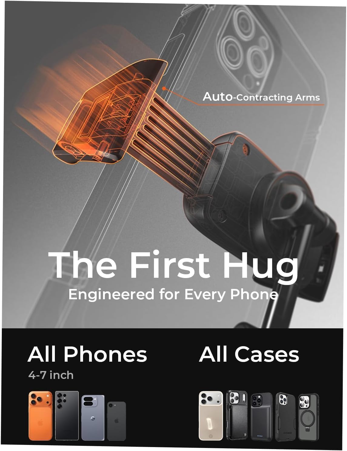 LISEN Suction Car Phone Holder, [Industry First]