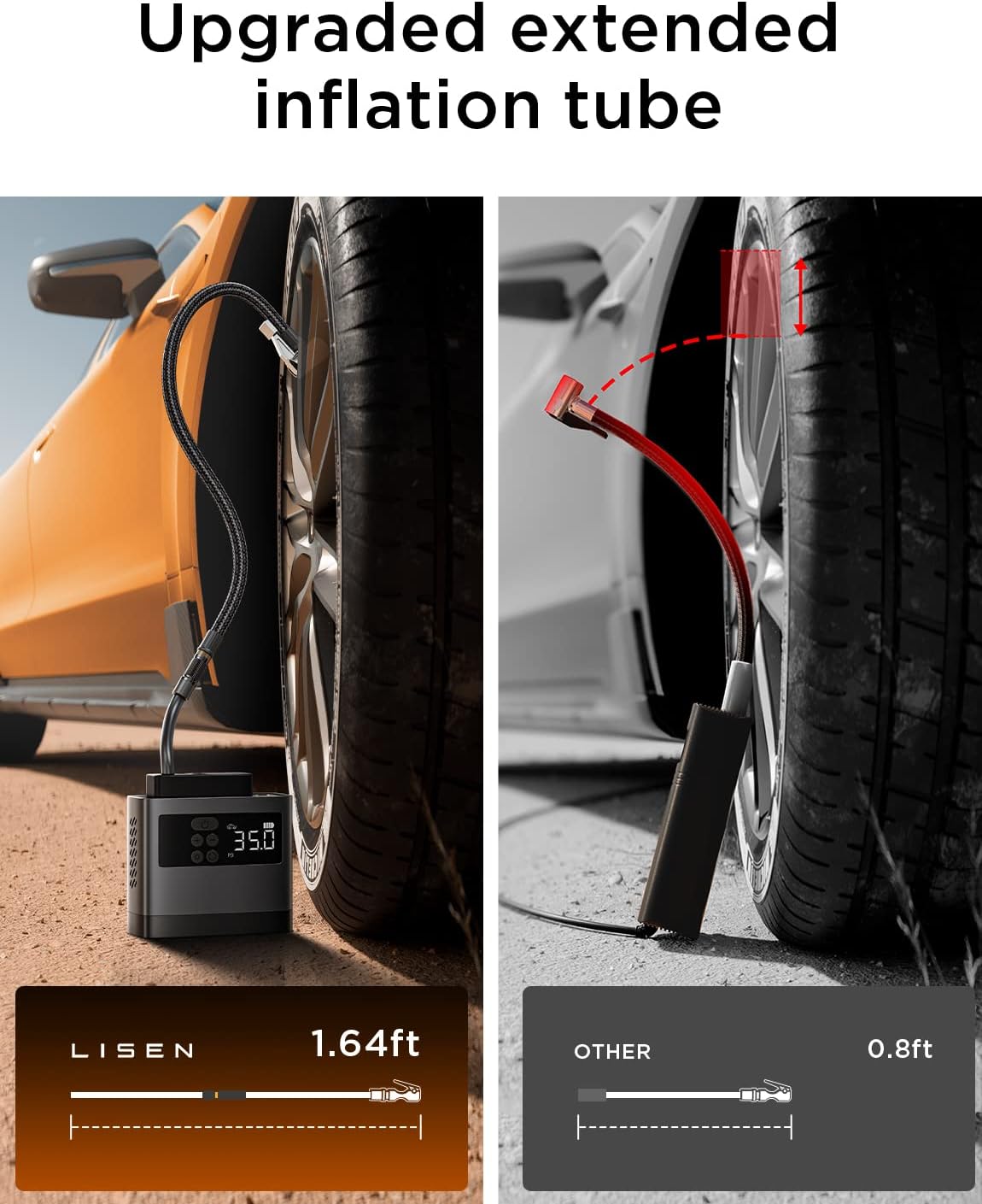 Lisen コードレスタイヤインフレーター