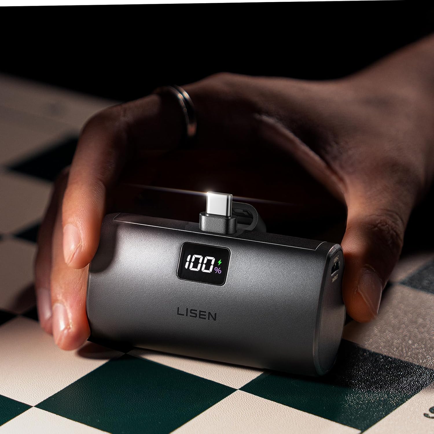 LISEN 小型ポータブル充電器 7000mAh パワーバンク