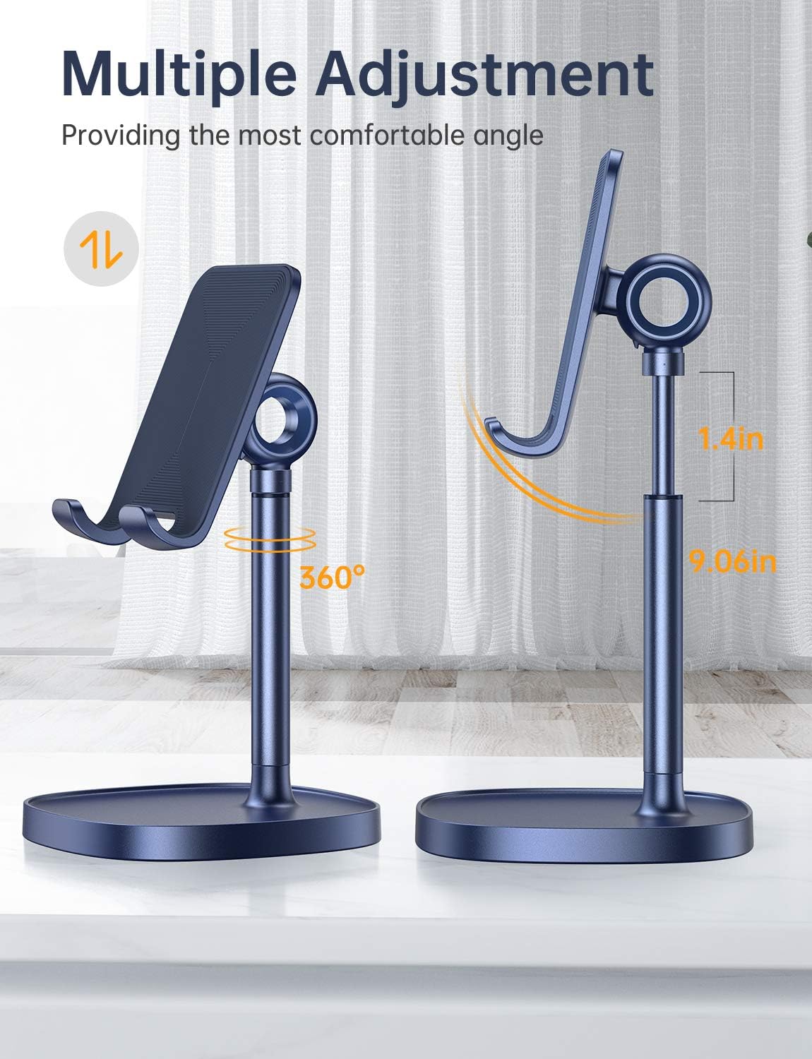 Lisen Verstellbarer Handyhalter für den Schreibtisch