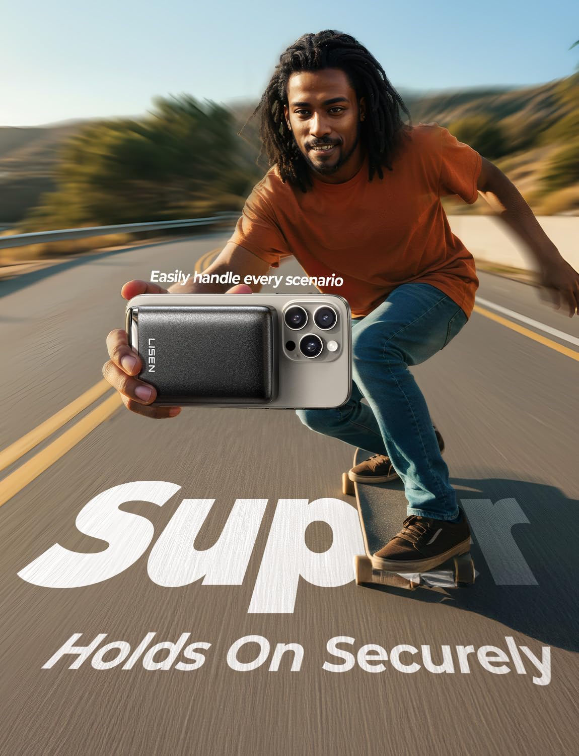 LISEN Qi2 急速充電 ポータブル MagSafe パワーバンク