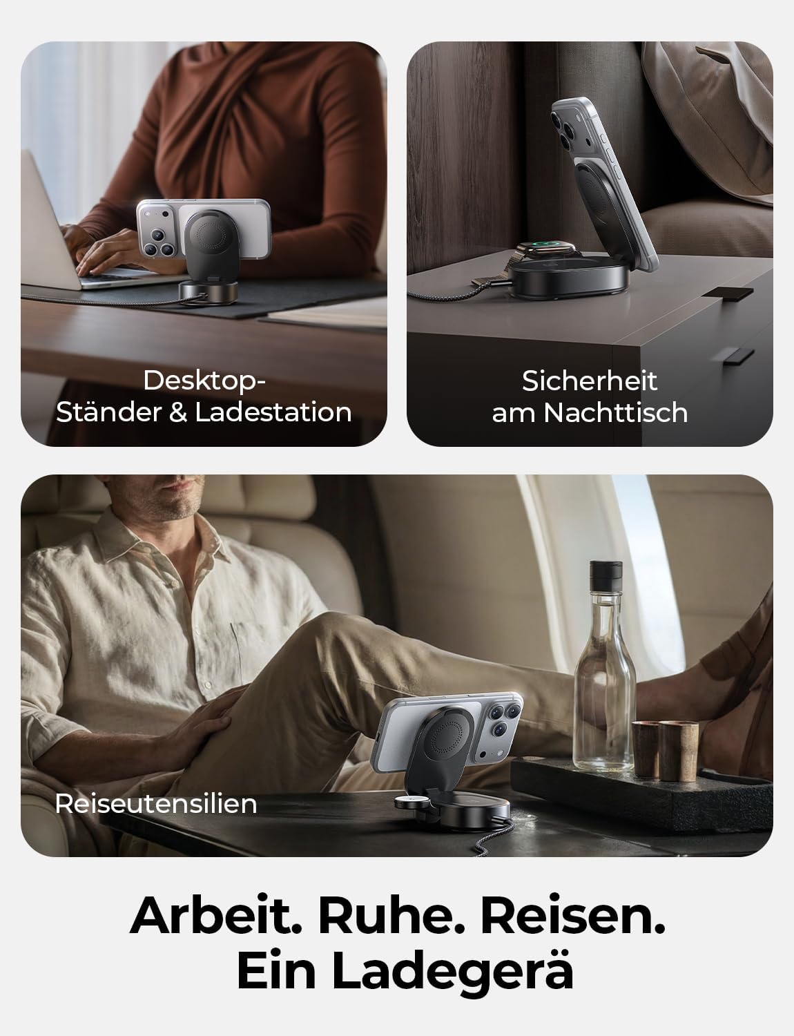 LISEN 3 in 1 MagSafe Ladestation Apple
