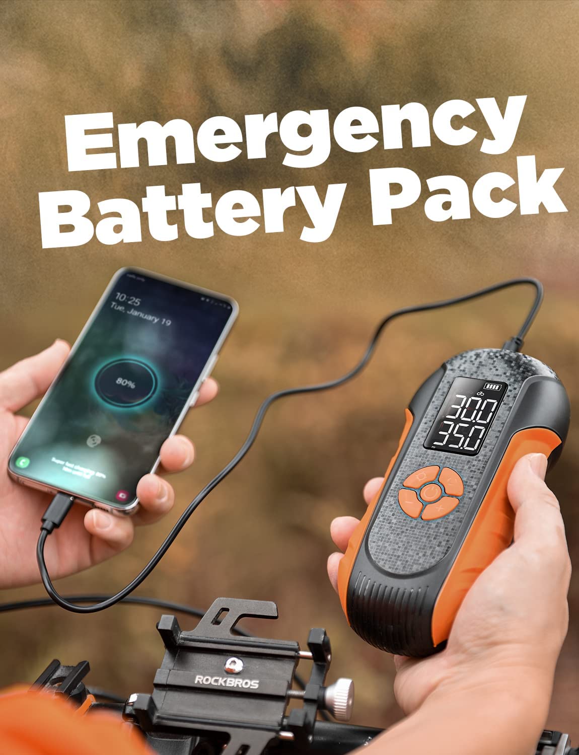 Lisen ポータブルタイヤインフレーター