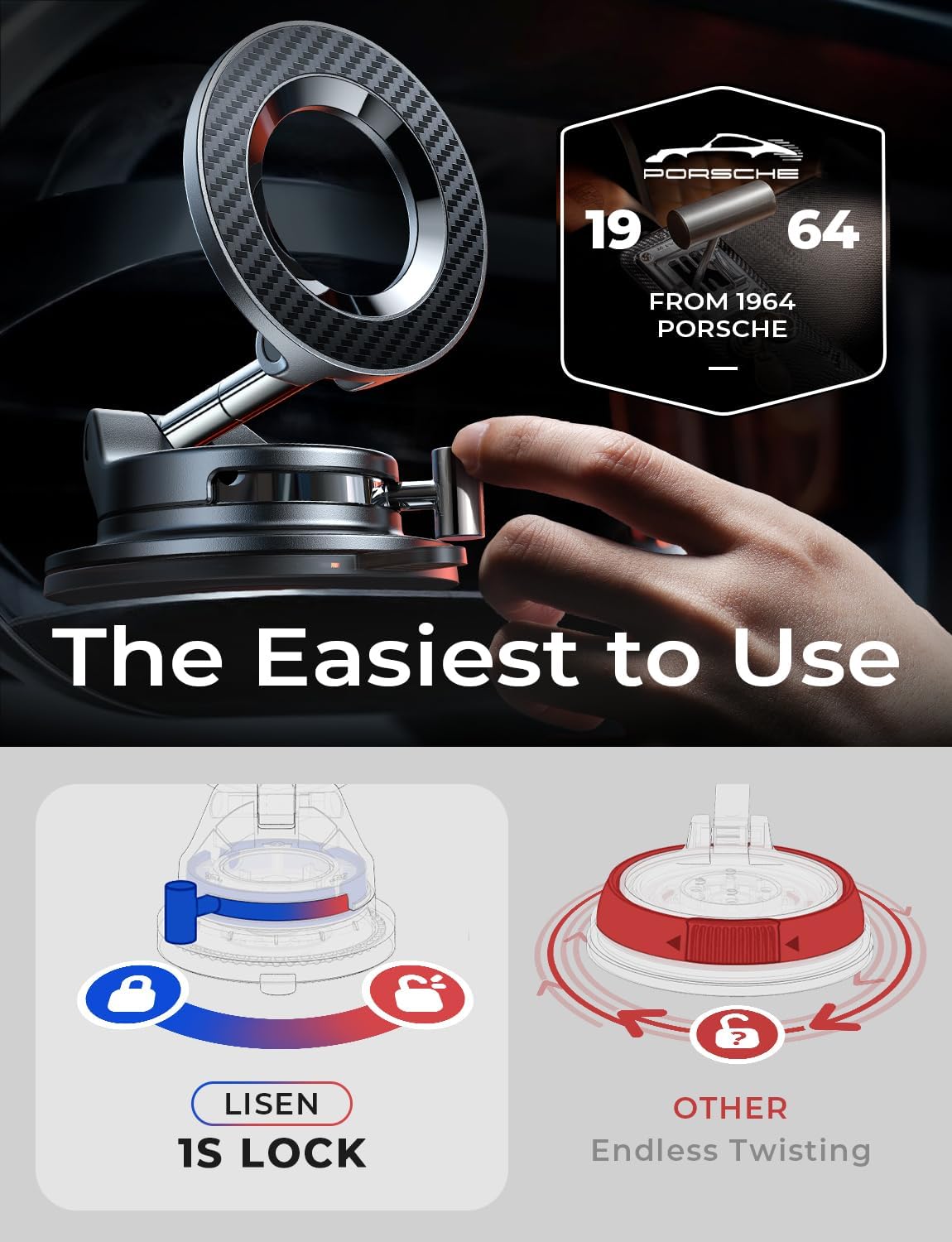 LISEN for Magsafe Car Mount