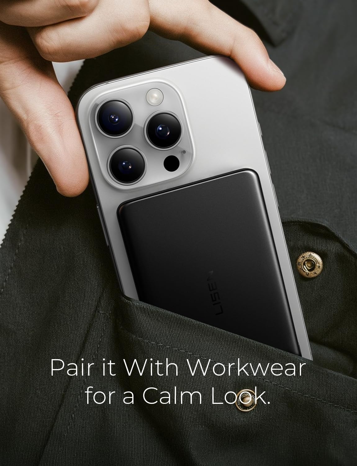 LISEN Magsafe Powerbank 0.8 Ultra Slim Portable
